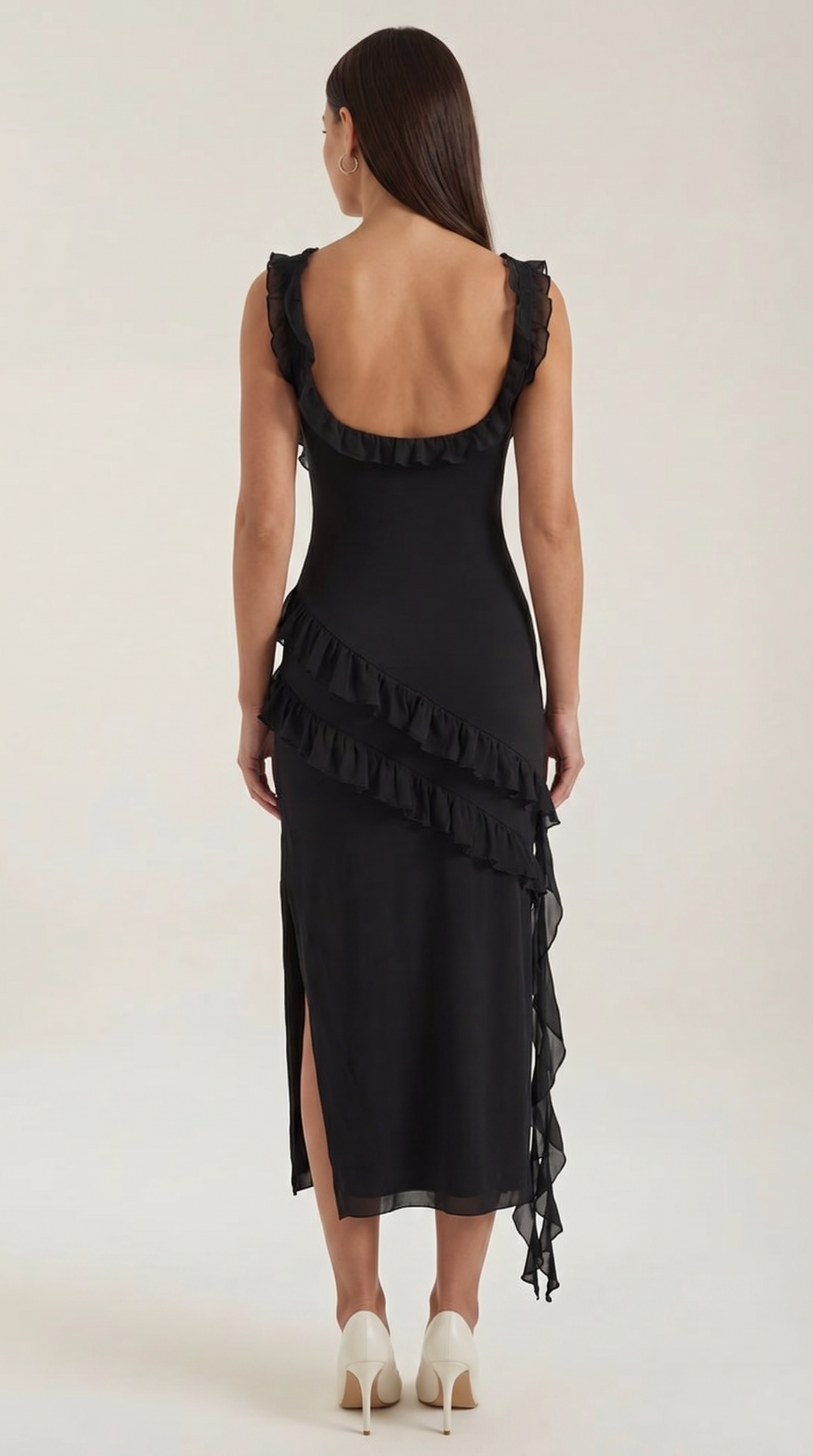 Vestido Maxi Susan con Volantes