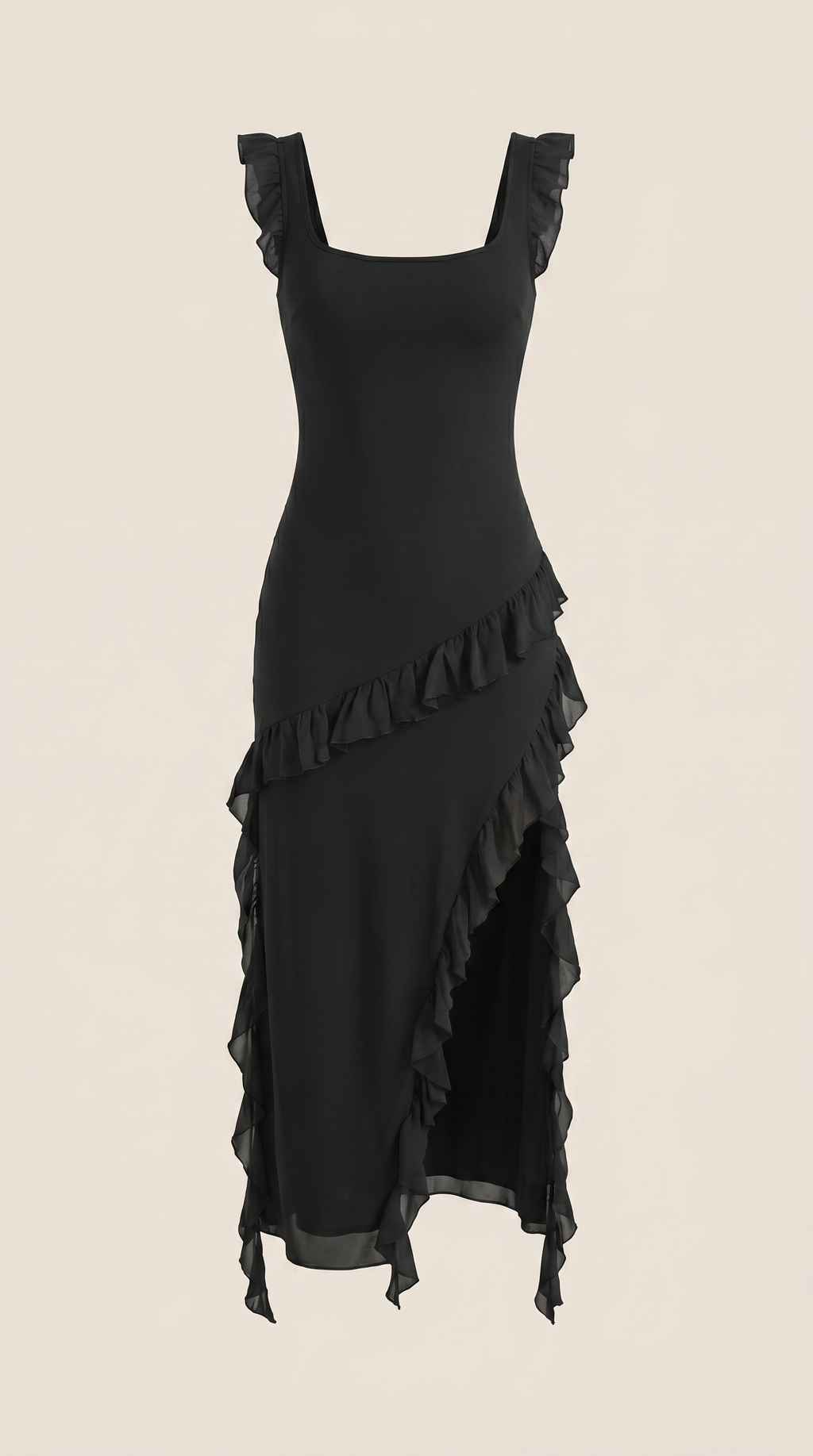 Vestido Maxi Susan con Volantes