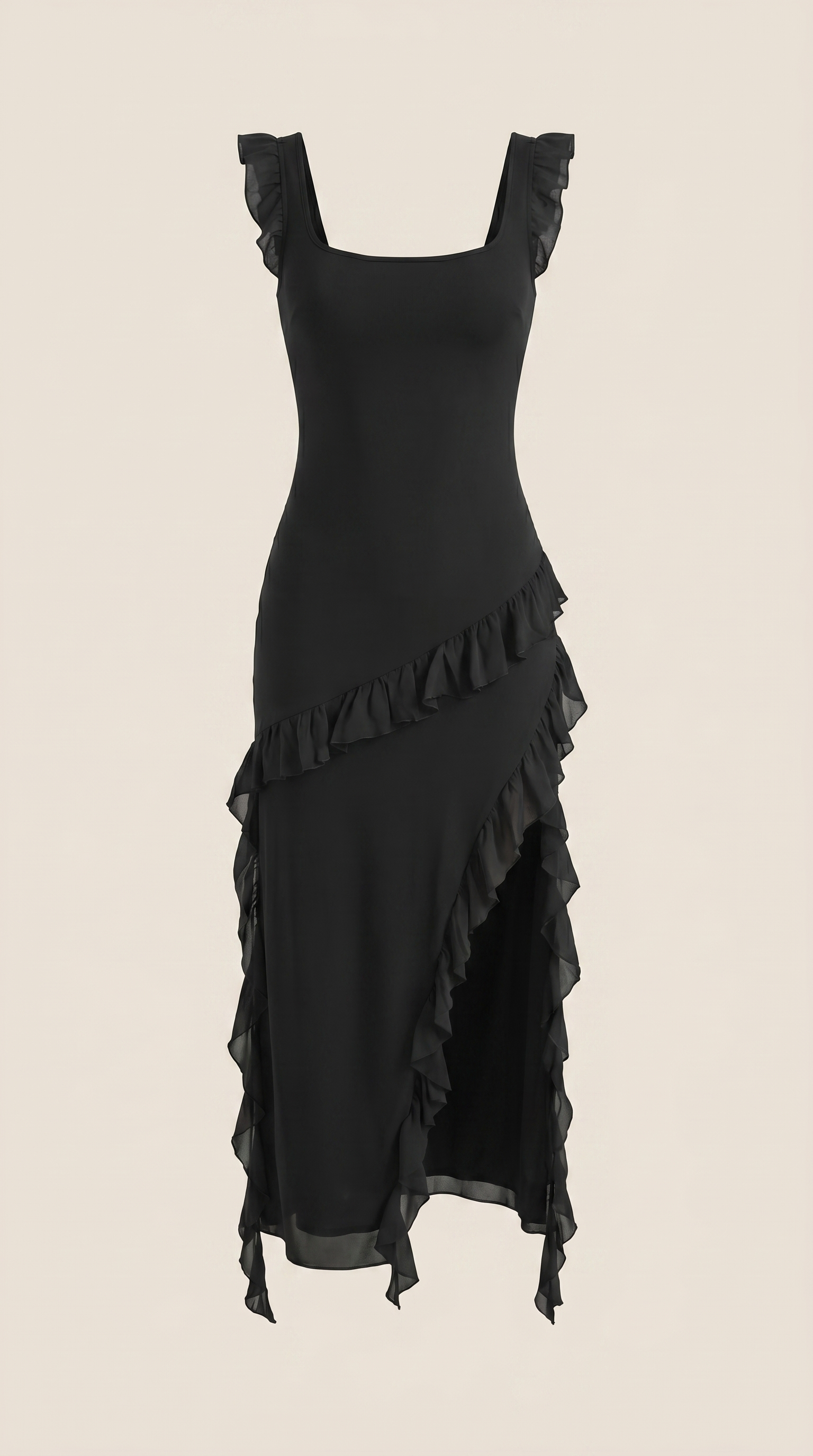 Vestido Maxi Susan con Volantes