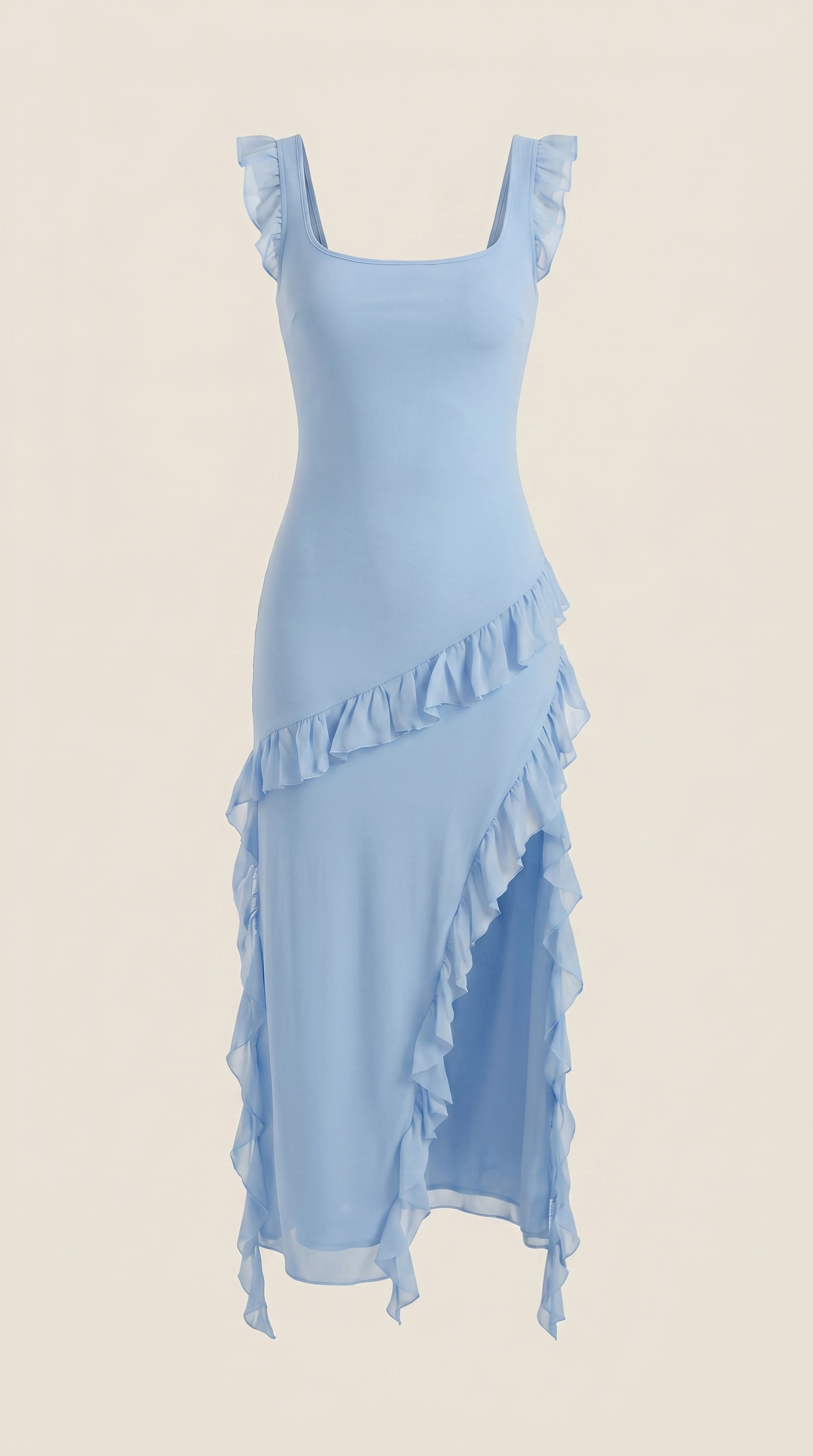 Vestido Maxi Susan con Volantes