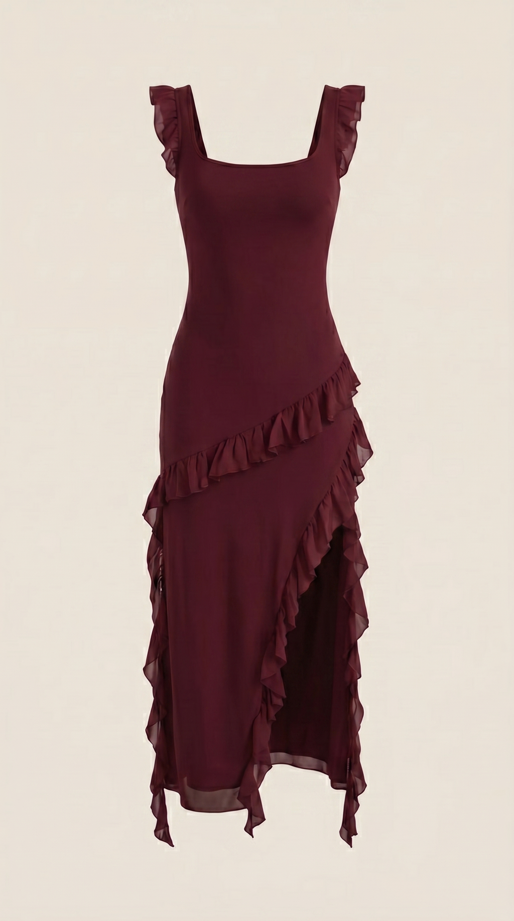 Vestido Maxi Susan con Volantes