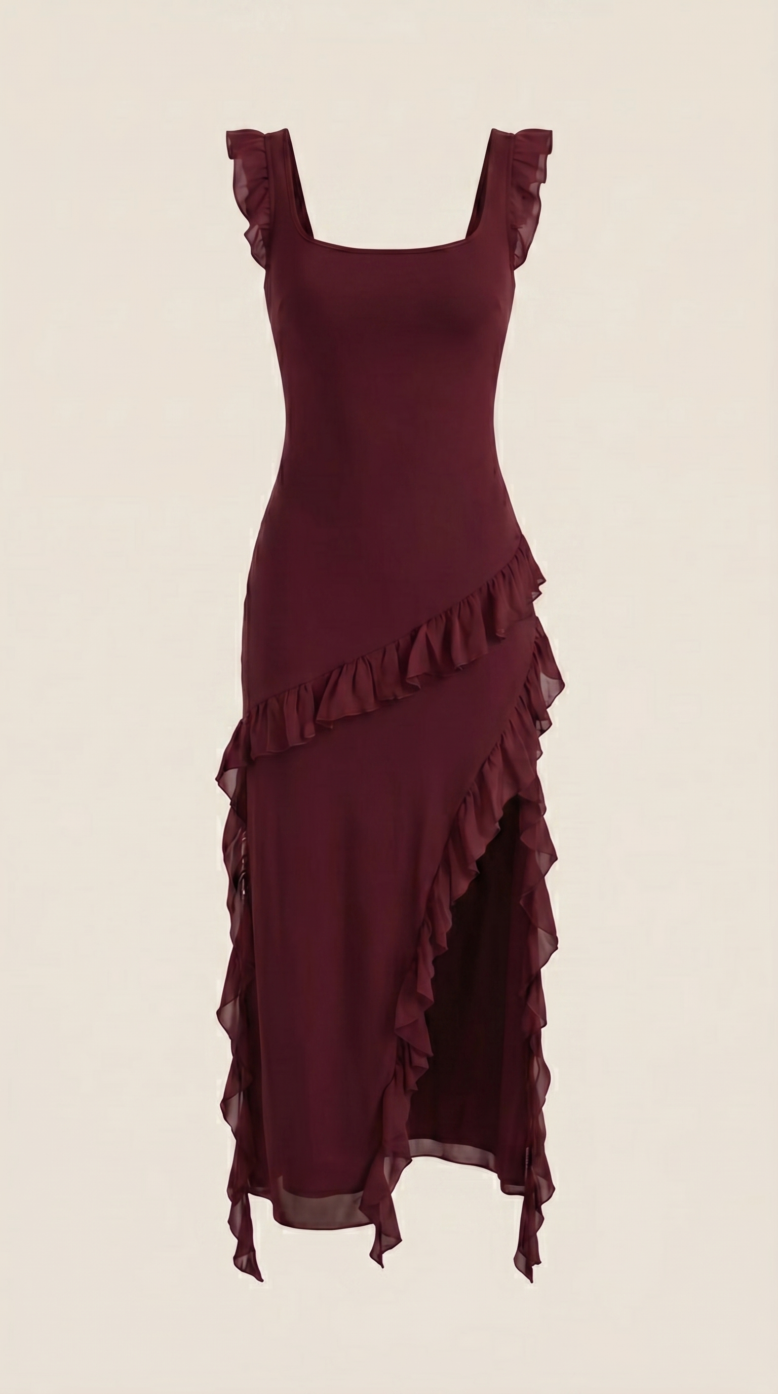 Vestido Maxi Susan con Volantes