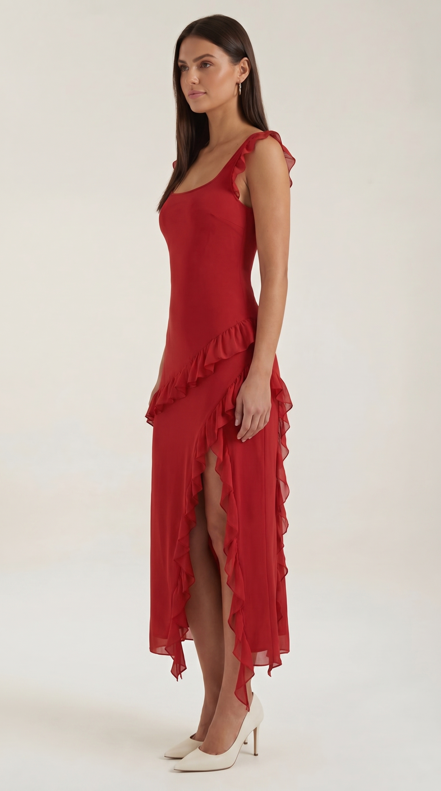 Vestido Maxi Susan con Volantes