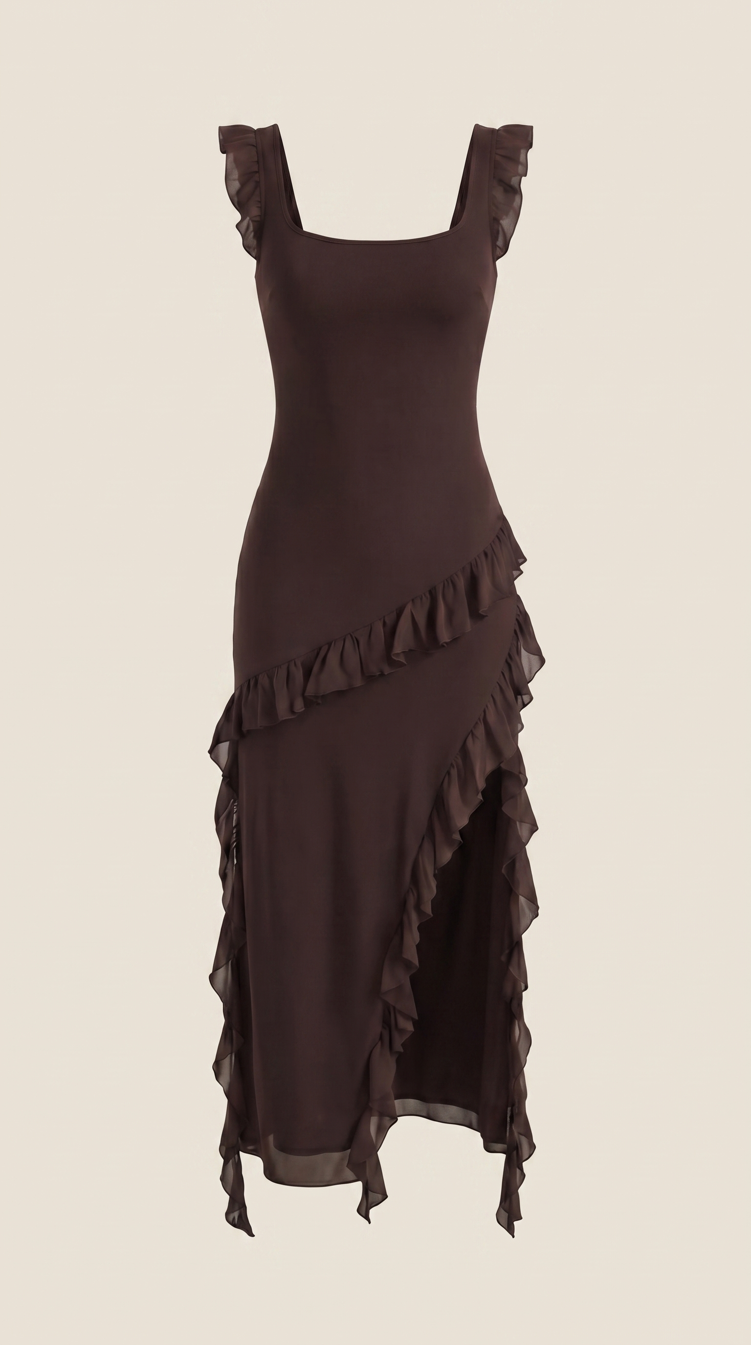 Vestido Maxi Susan con Volantes