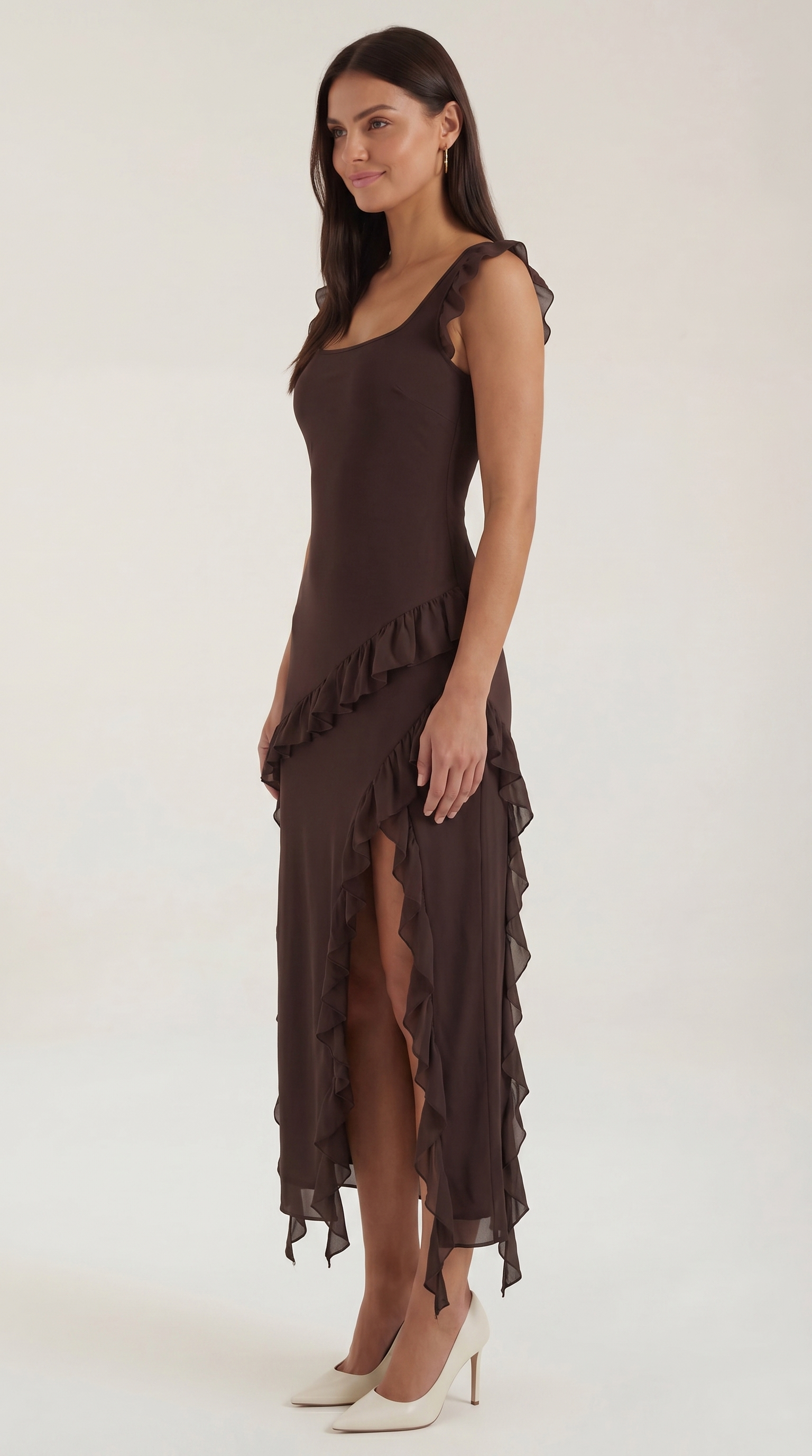 Vestido Maxi Susan con Volantes