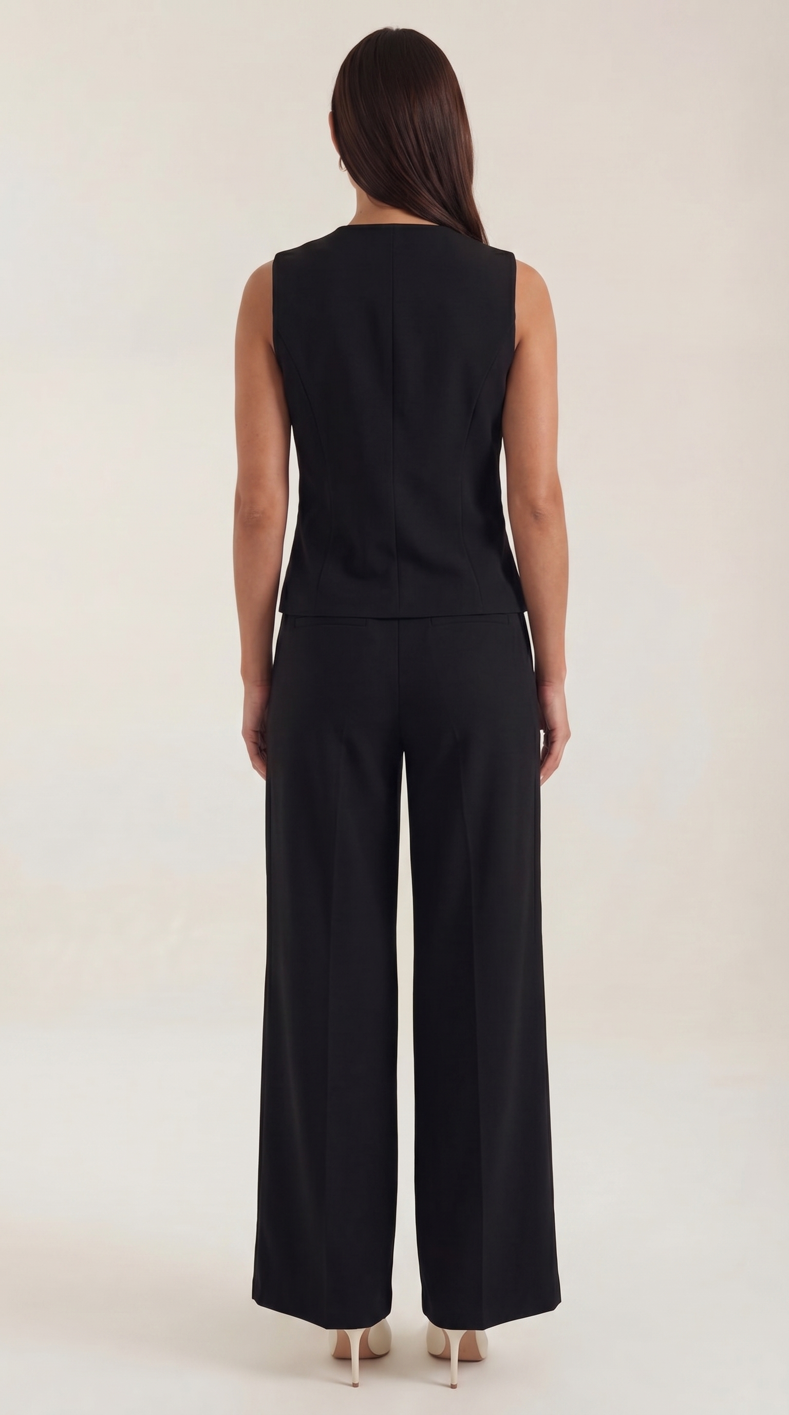 Conjunto Anita de Chaleco Entallado y Pantalón