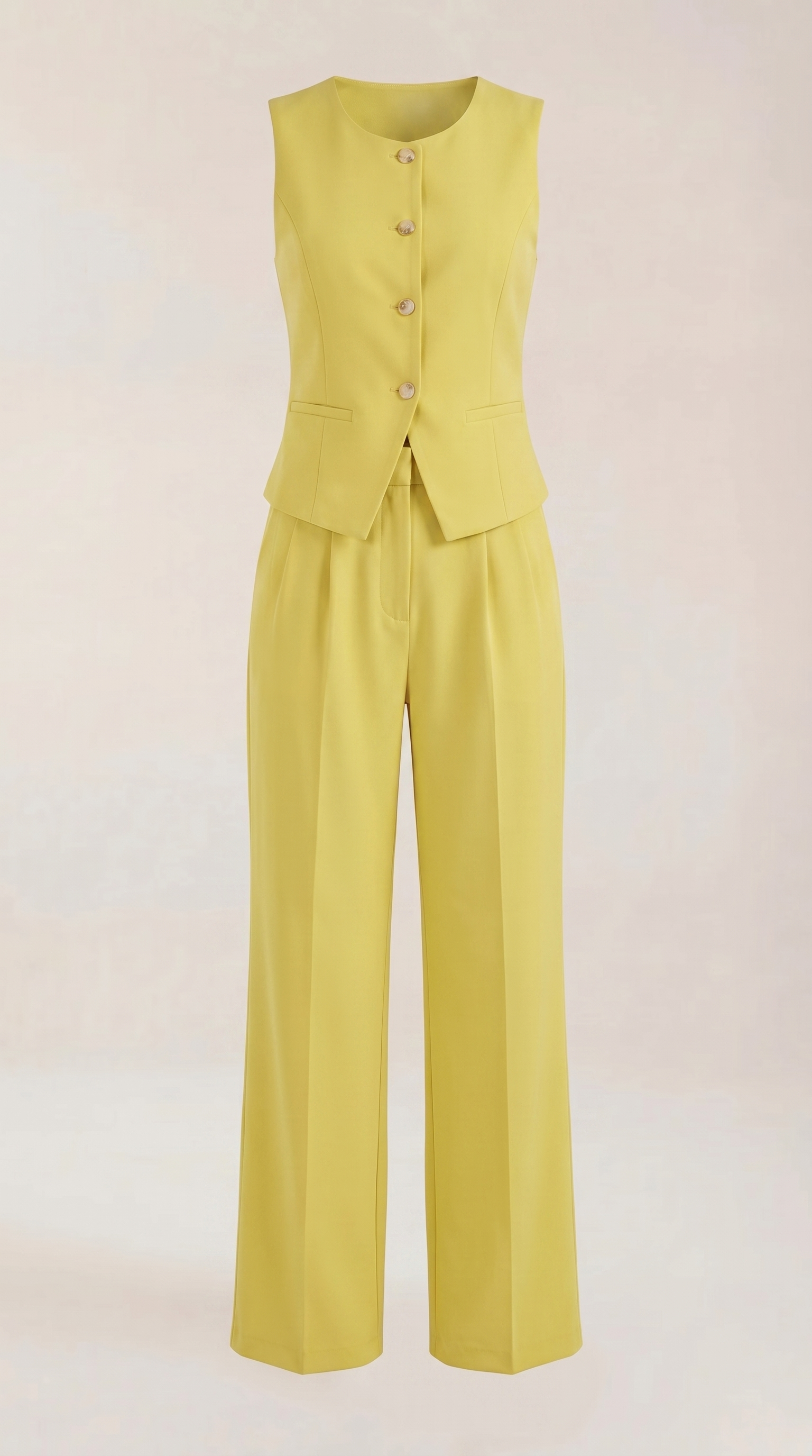 Conjunto Anita de Chaleco Entallado y Pantalón