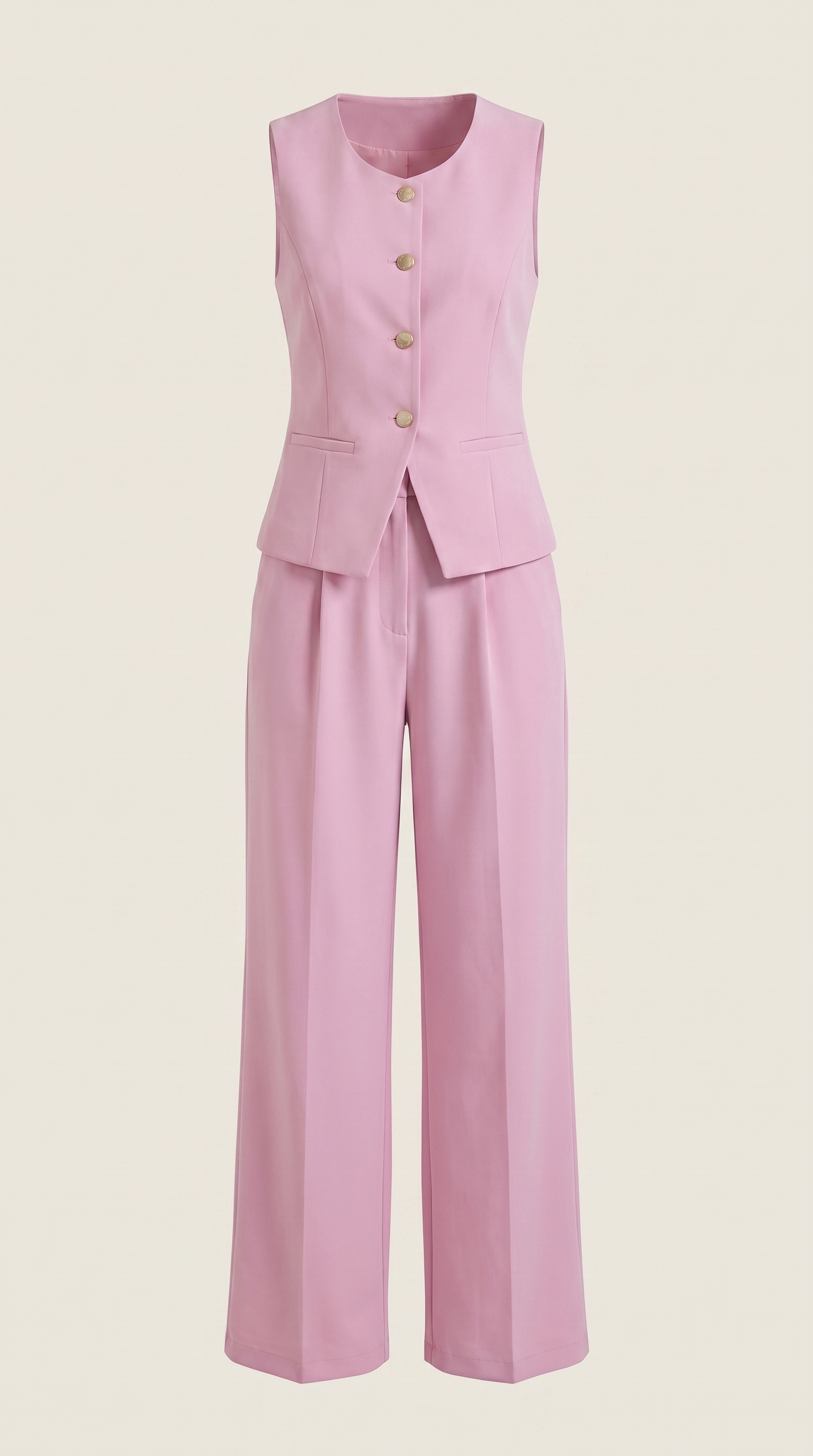 Conjunto Anita de Chaleco Entallado y Pantalón
