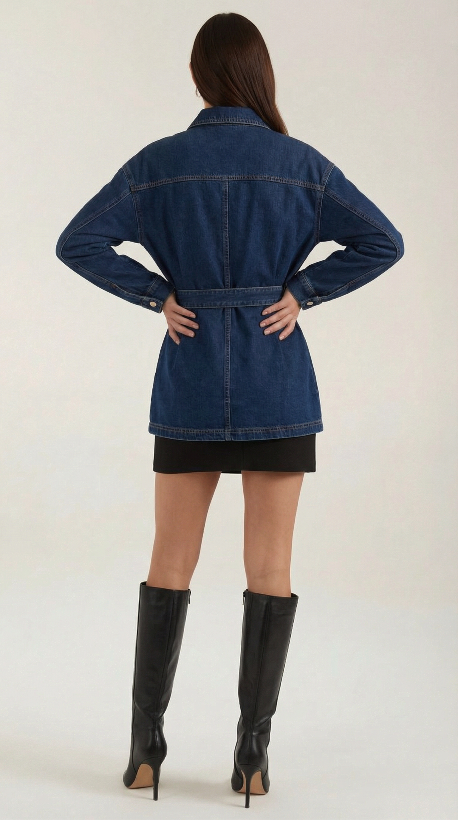 Chaqueta Vaquera Alice con Cinturón