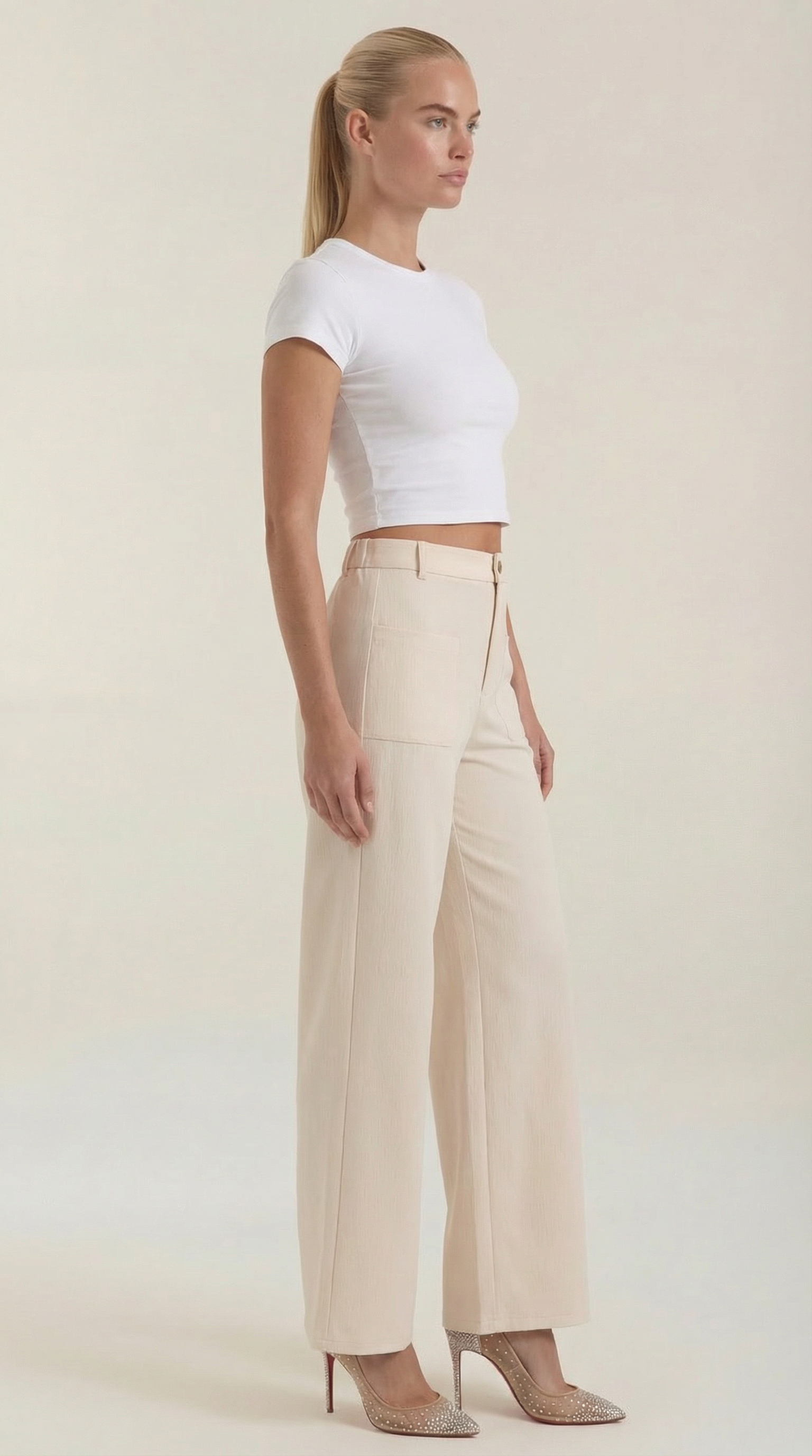 Pantalón Allison Ancho de Pana