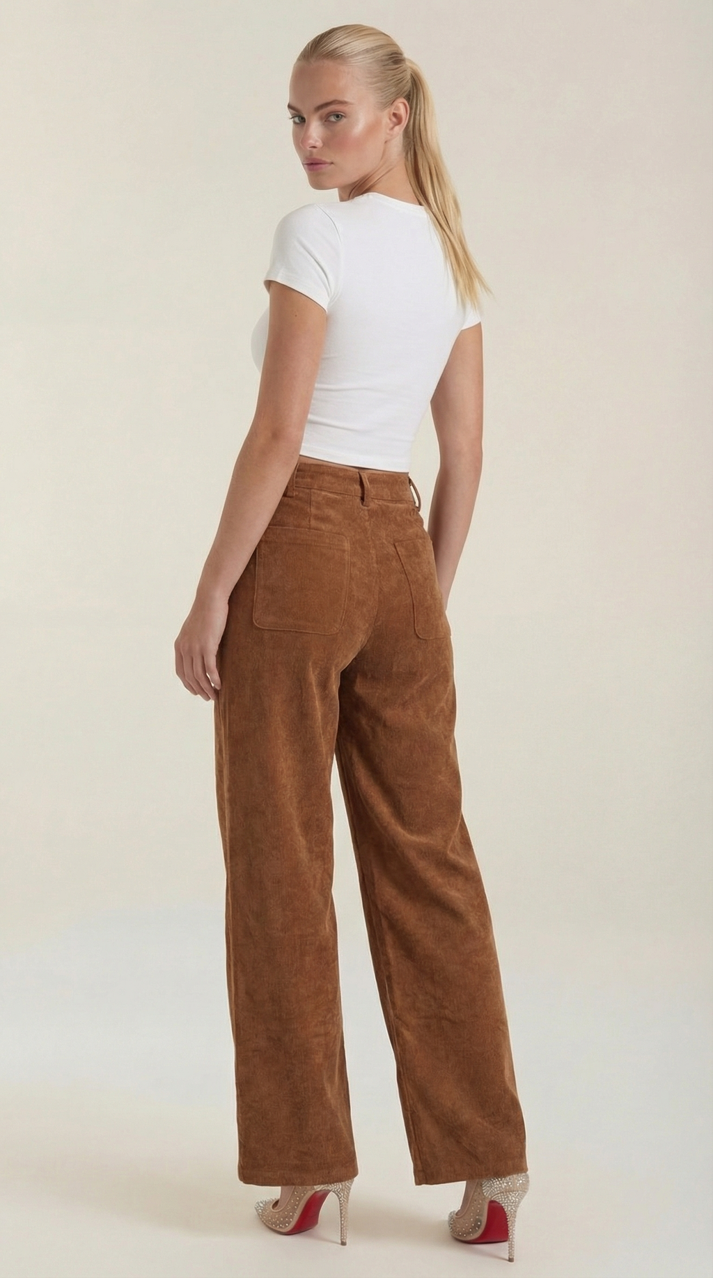 Pantalón Allison Ancho de Pana