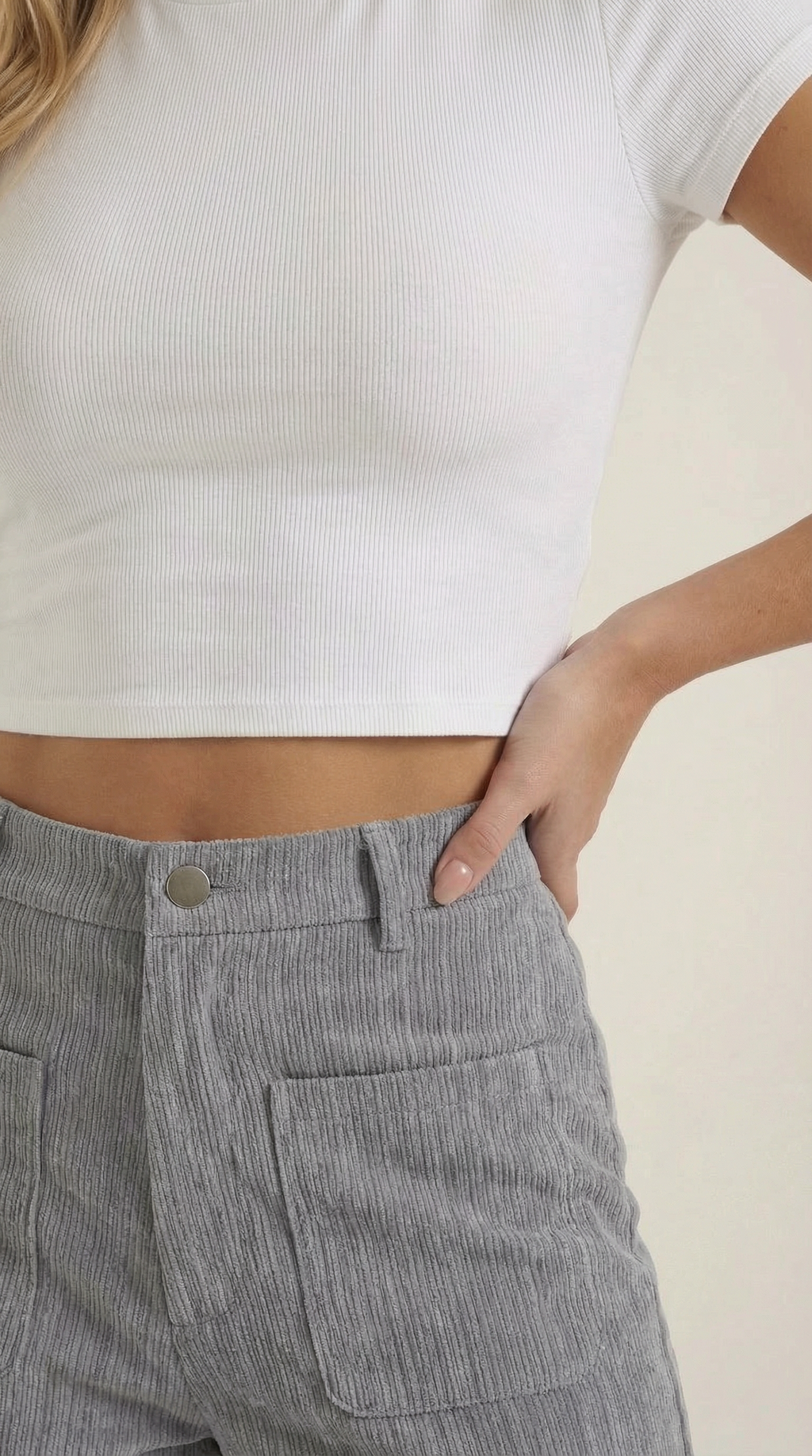 Pantalón Allison Ancho de Pana