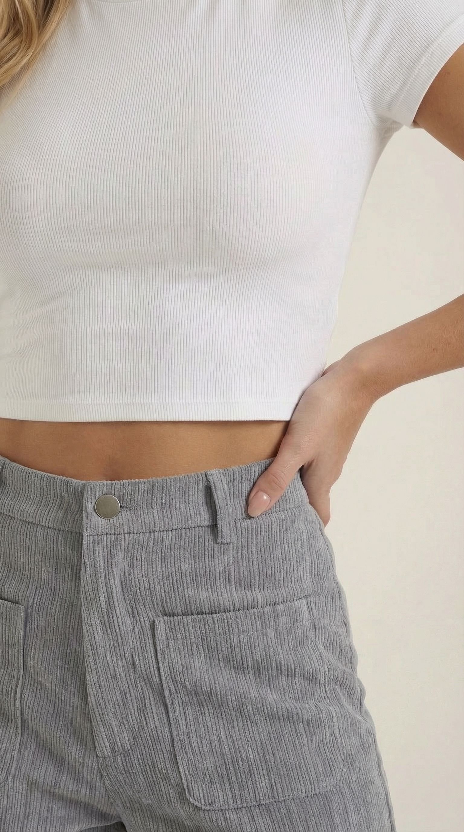 Pantalón Allison Ancho de Pana