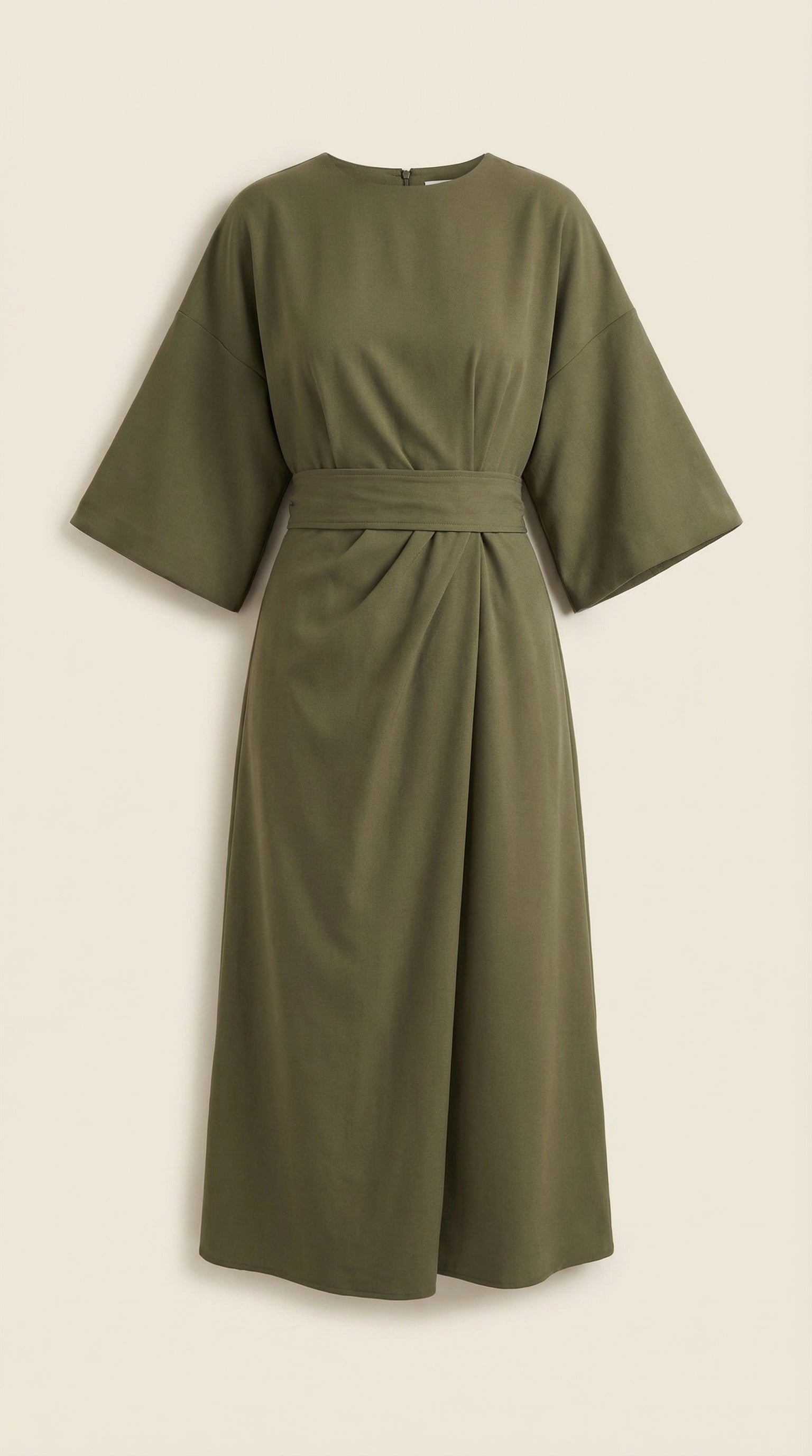 Vestido Midi Ana con Mangas Globo