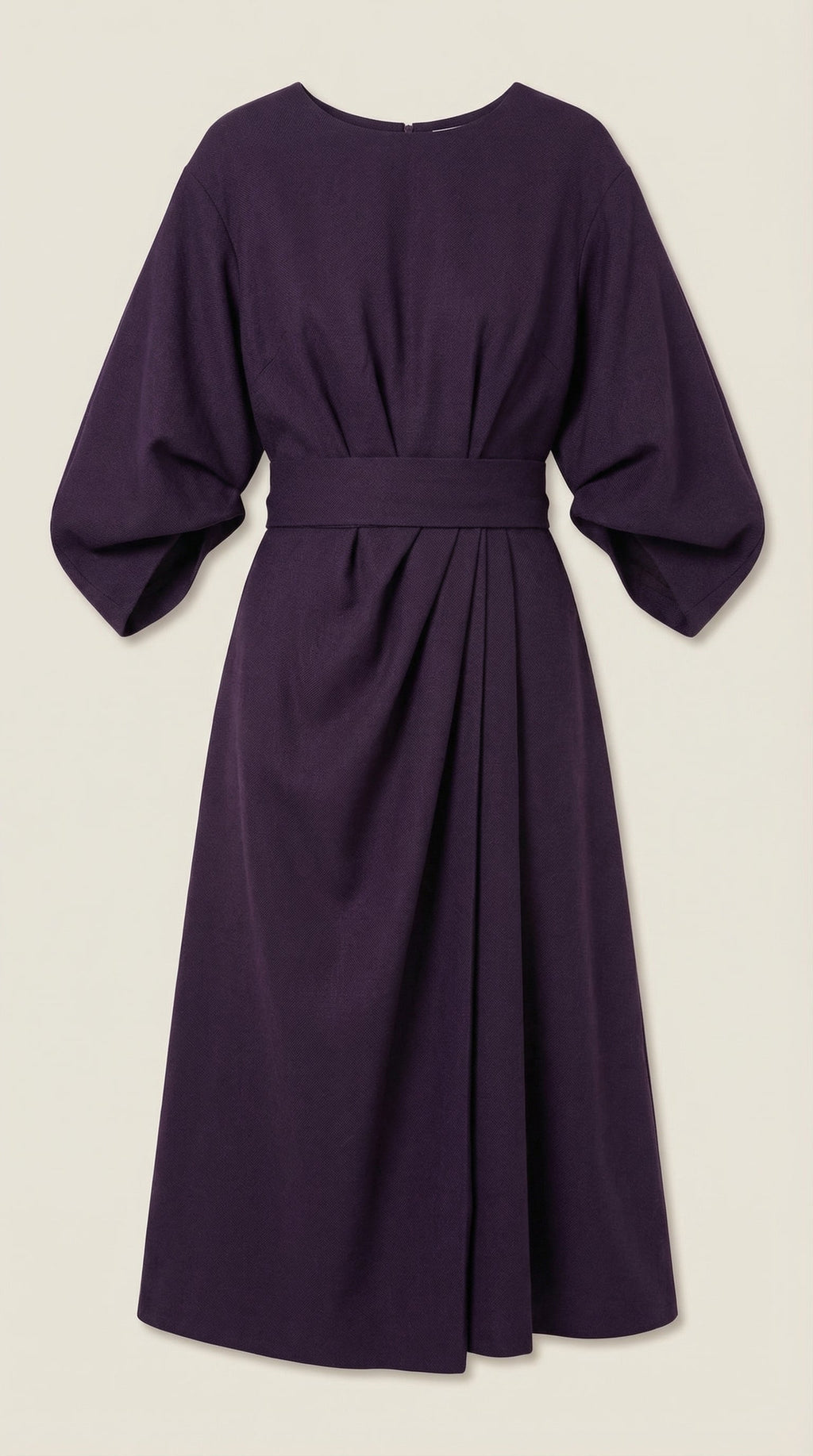 Vestido Midi Ana con Mangas Globo