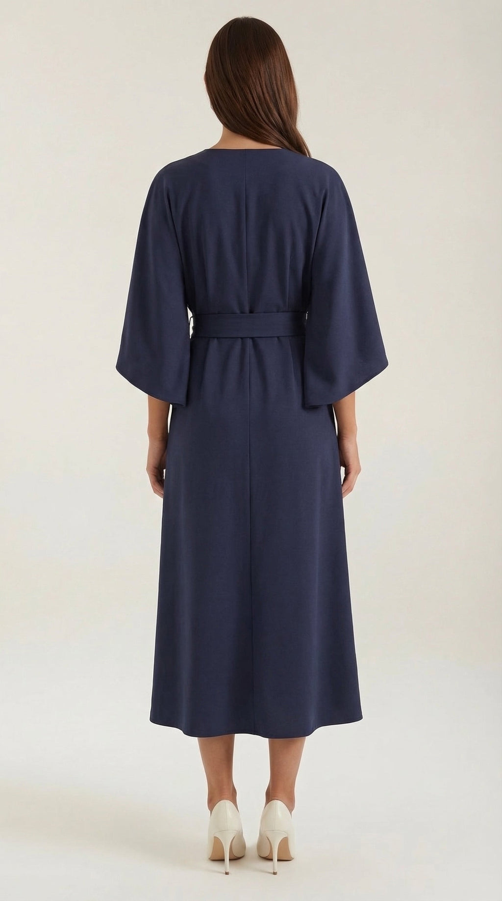 Vestido Midi Ana con Mangas Globo