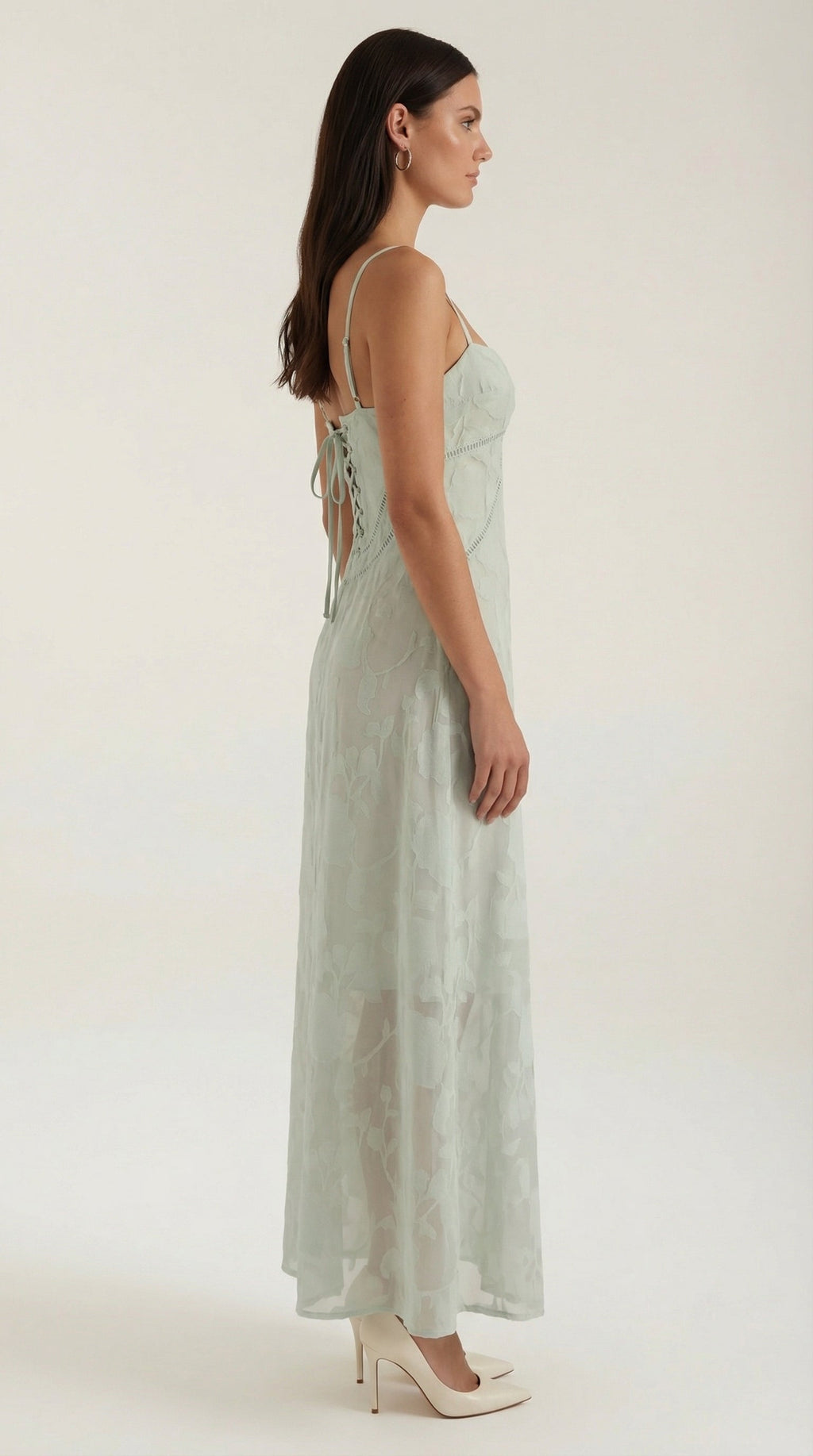 Vestido Maxi Arabelle de Jacquard