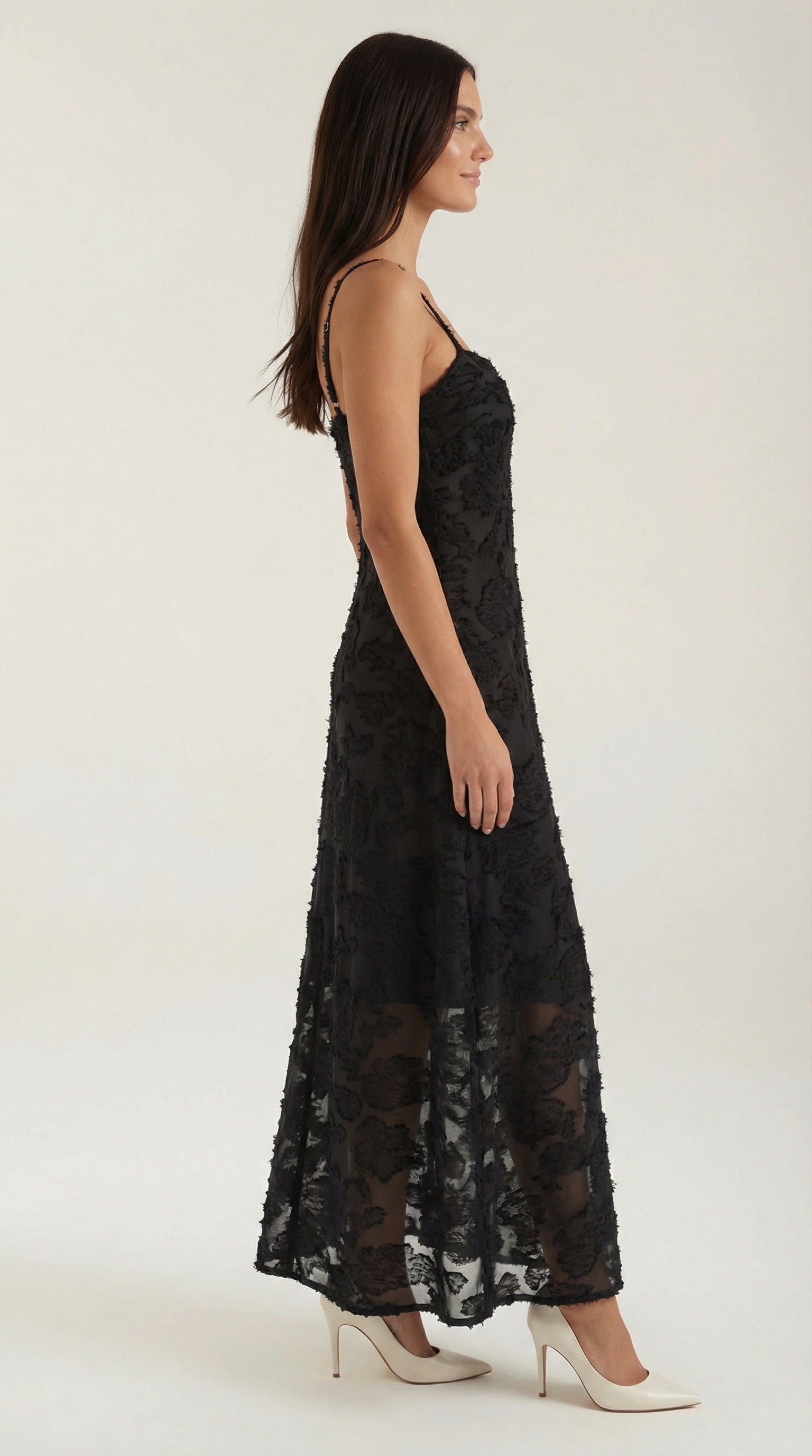Vestido Maxi Arabelle de Jacquard
