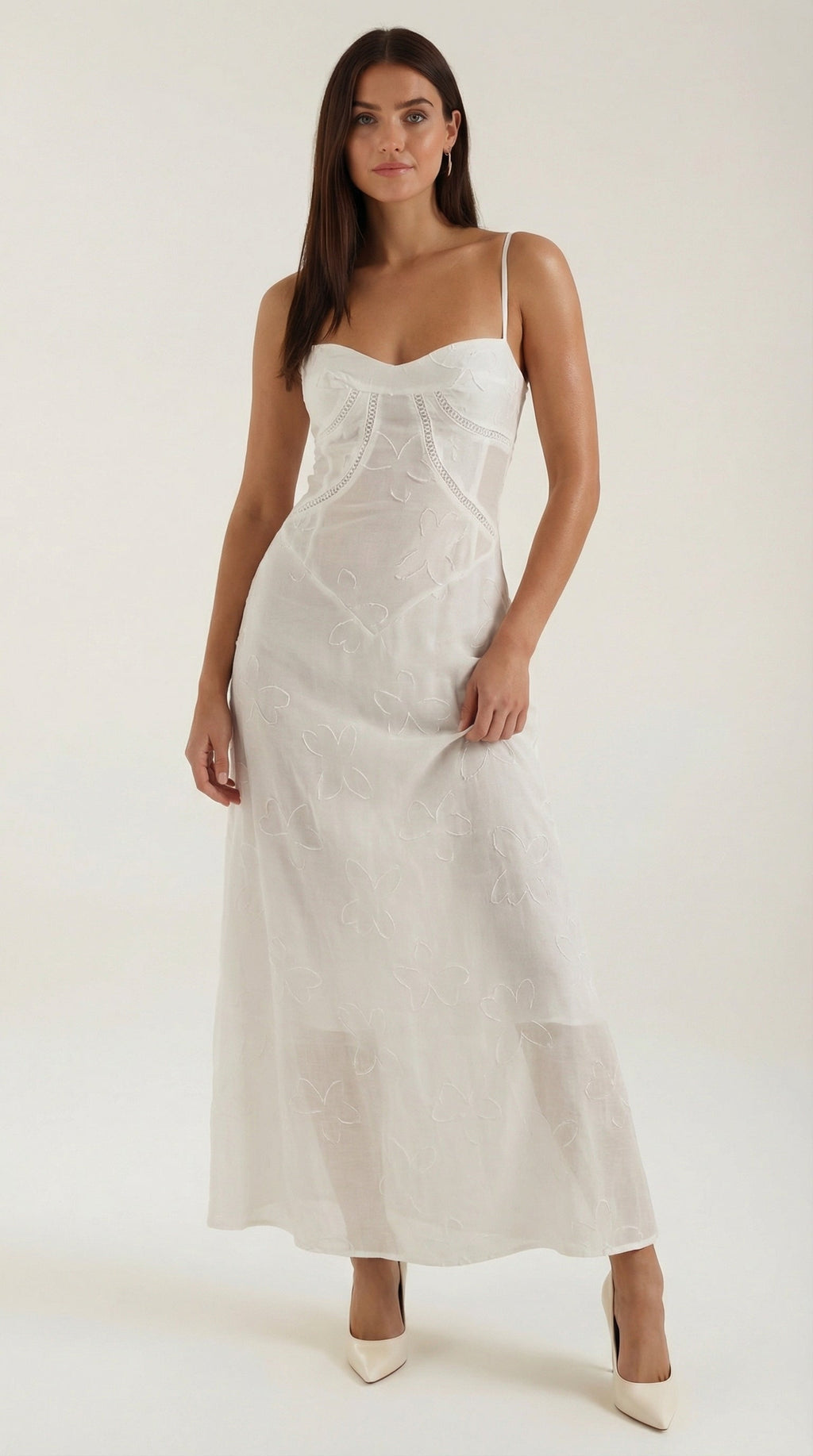 Vestido Maxi Arabelle de Jacquard