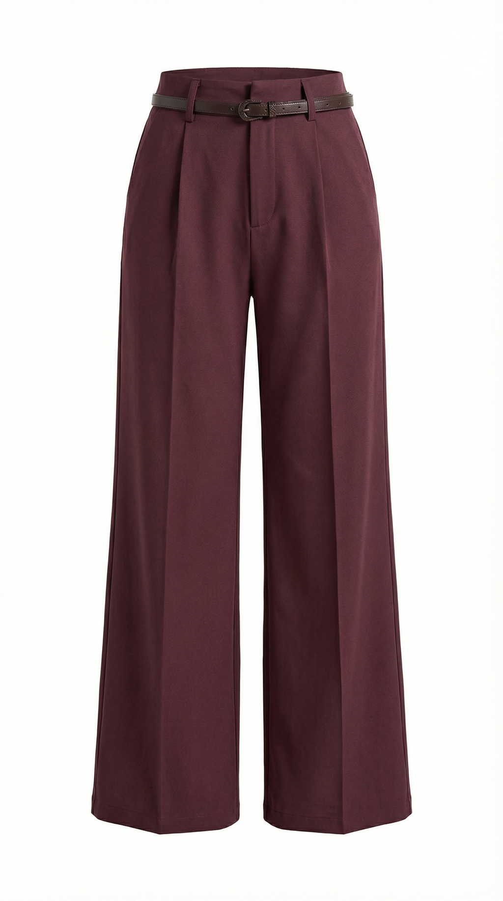 Pantalón Bertha de Pierna Ancha y Tiro Alto