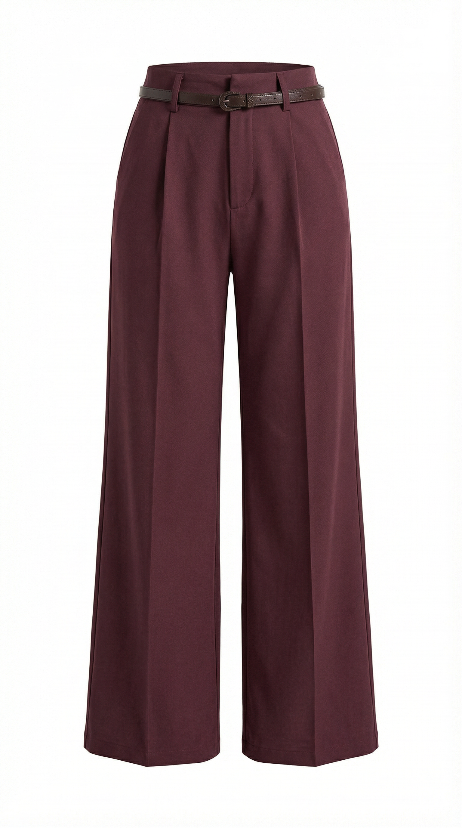 Pantalón Bertha de Pierna Ancha y Tiro Alto