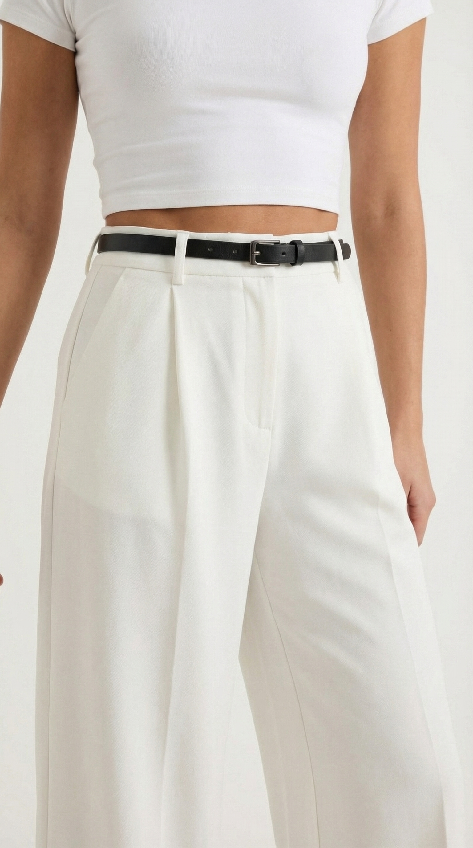 Pantalón Bertha de Pierna Ancha y Tiro Alto