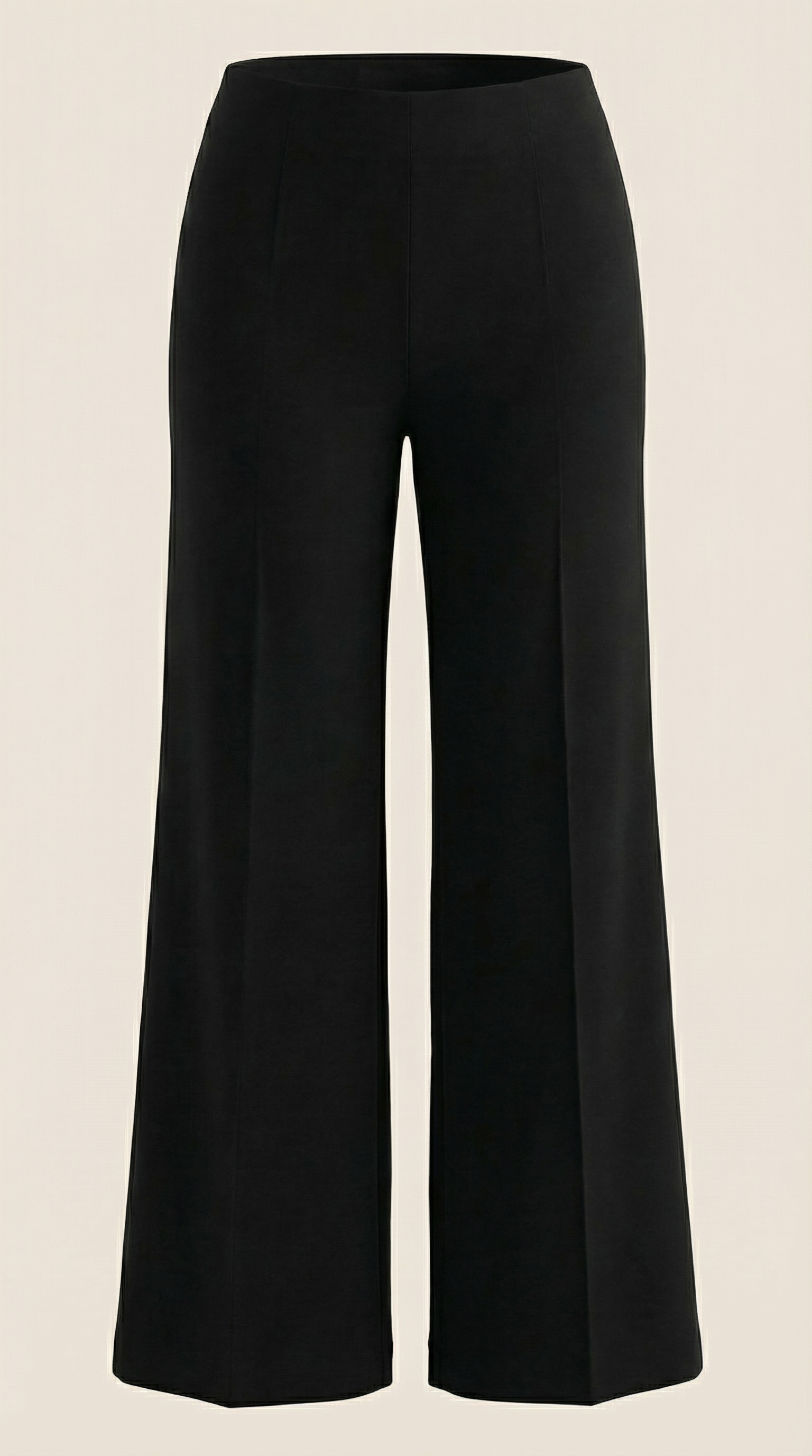 Pantalón Brooke de Pierna Ancha y Tiro Muy Alto