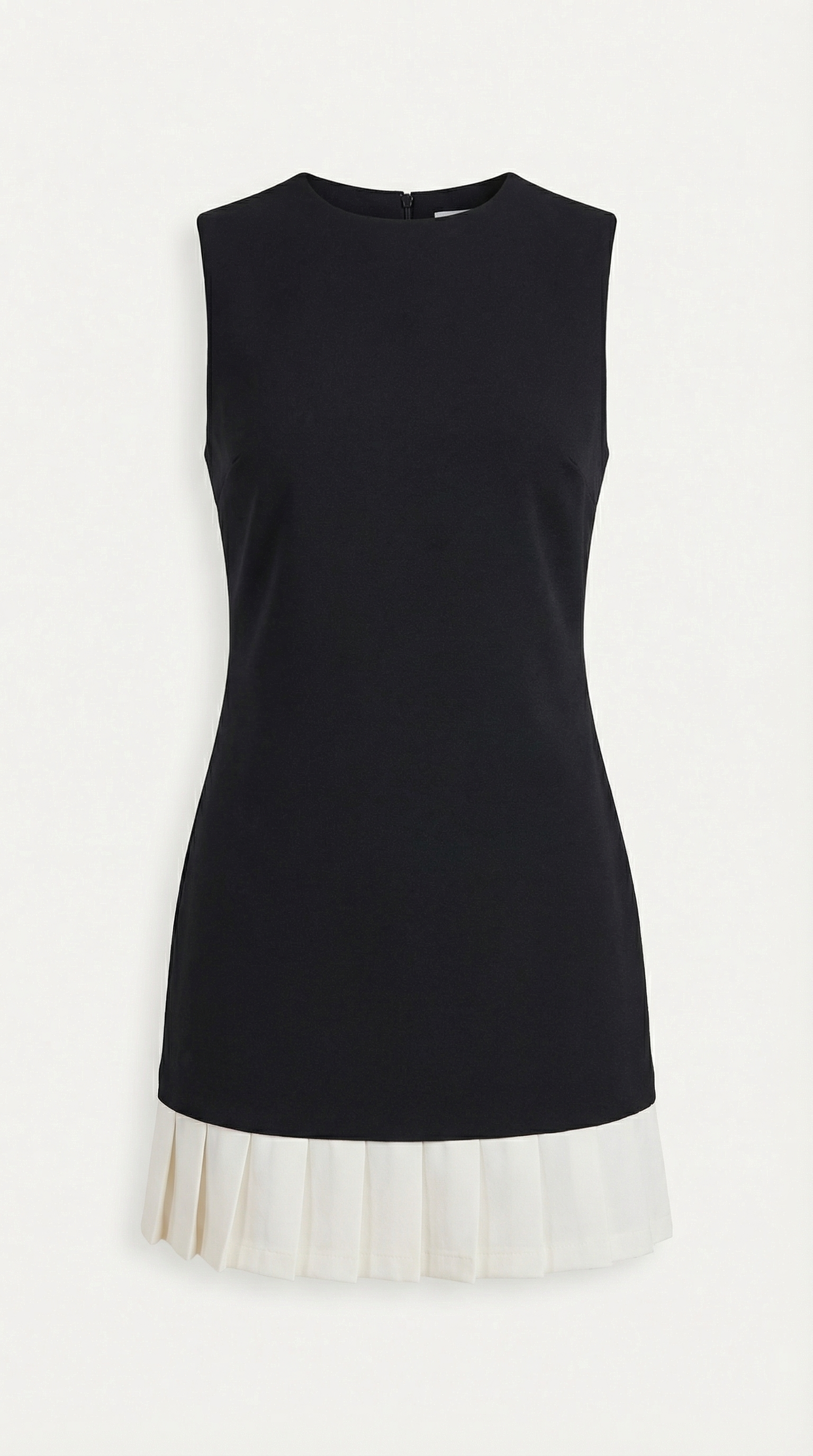 Vestido Mini Celine Sin Mangas de Corte A