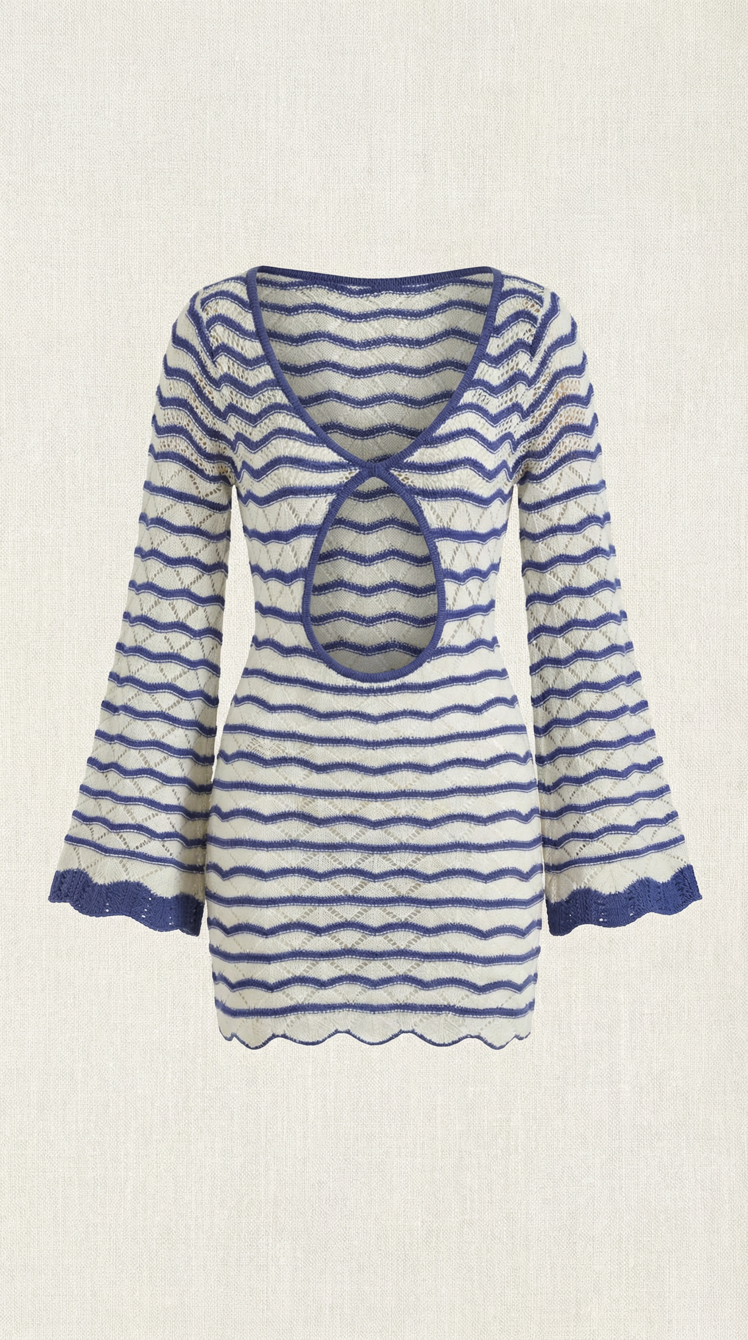 Vestido Mini Corinne de Estilo Crochet
