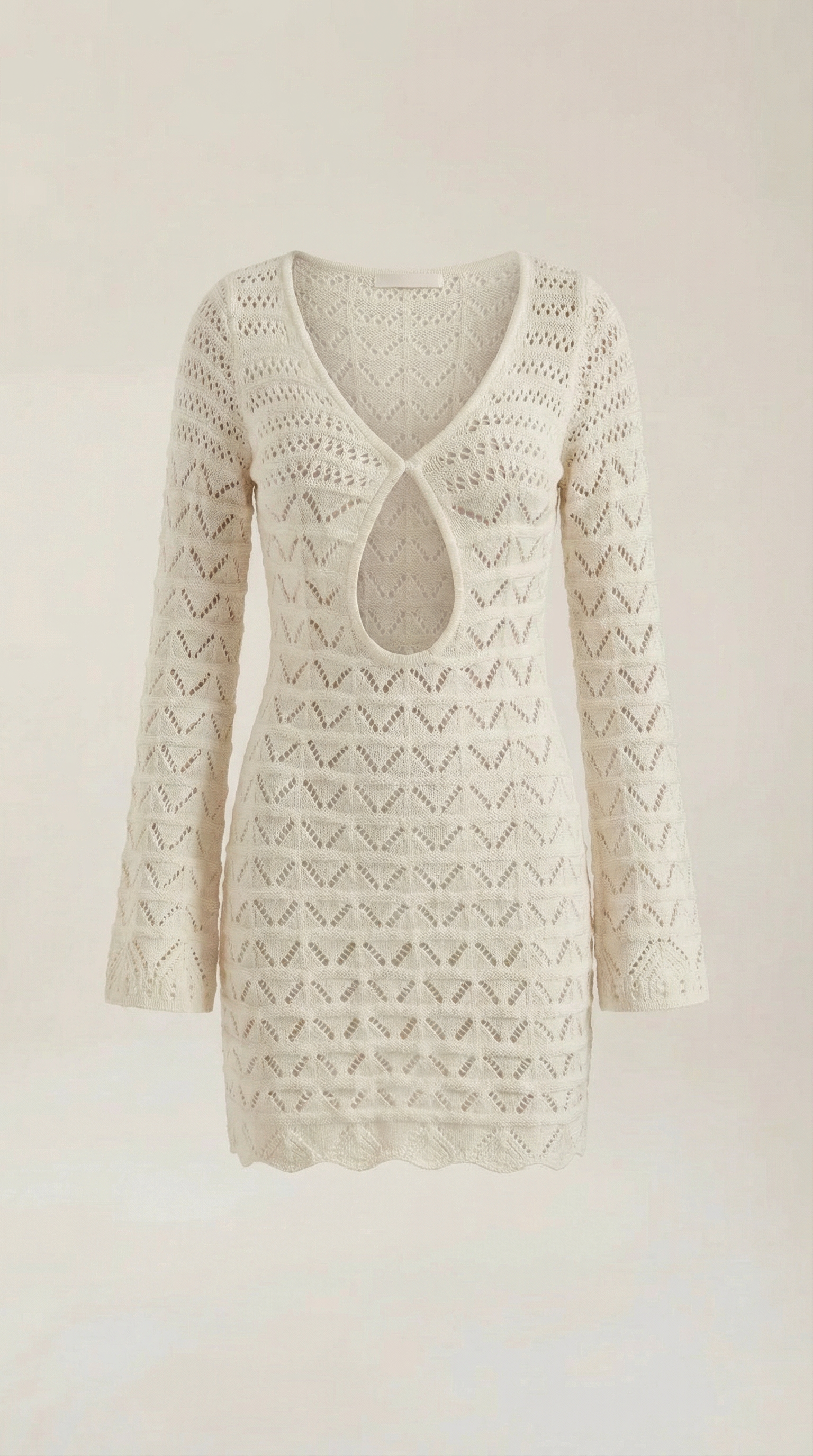 Vestido Mini Corinne de Estilo Crochet