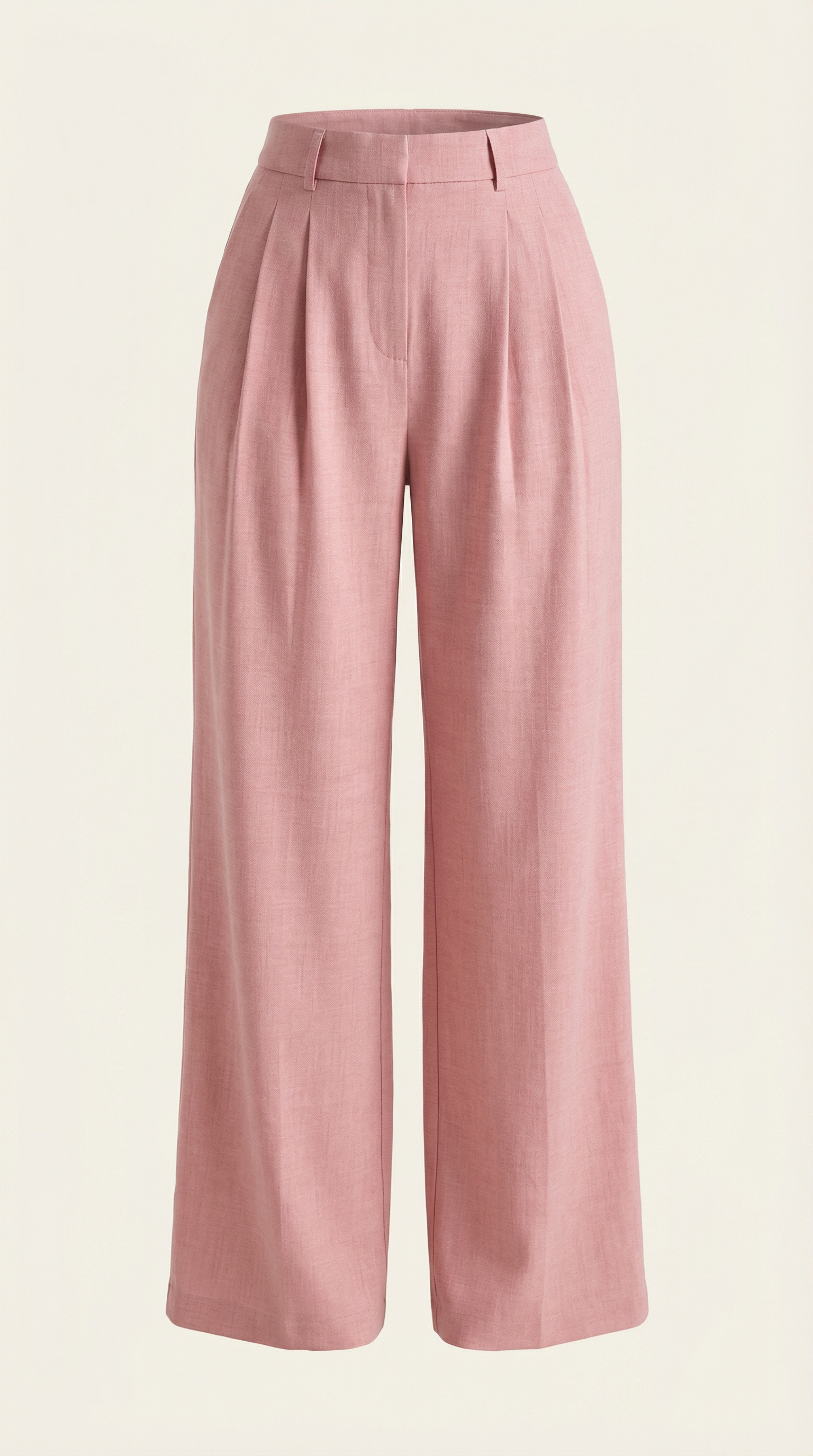 Pantalón Ancho Courtney de Mezcla de Lino