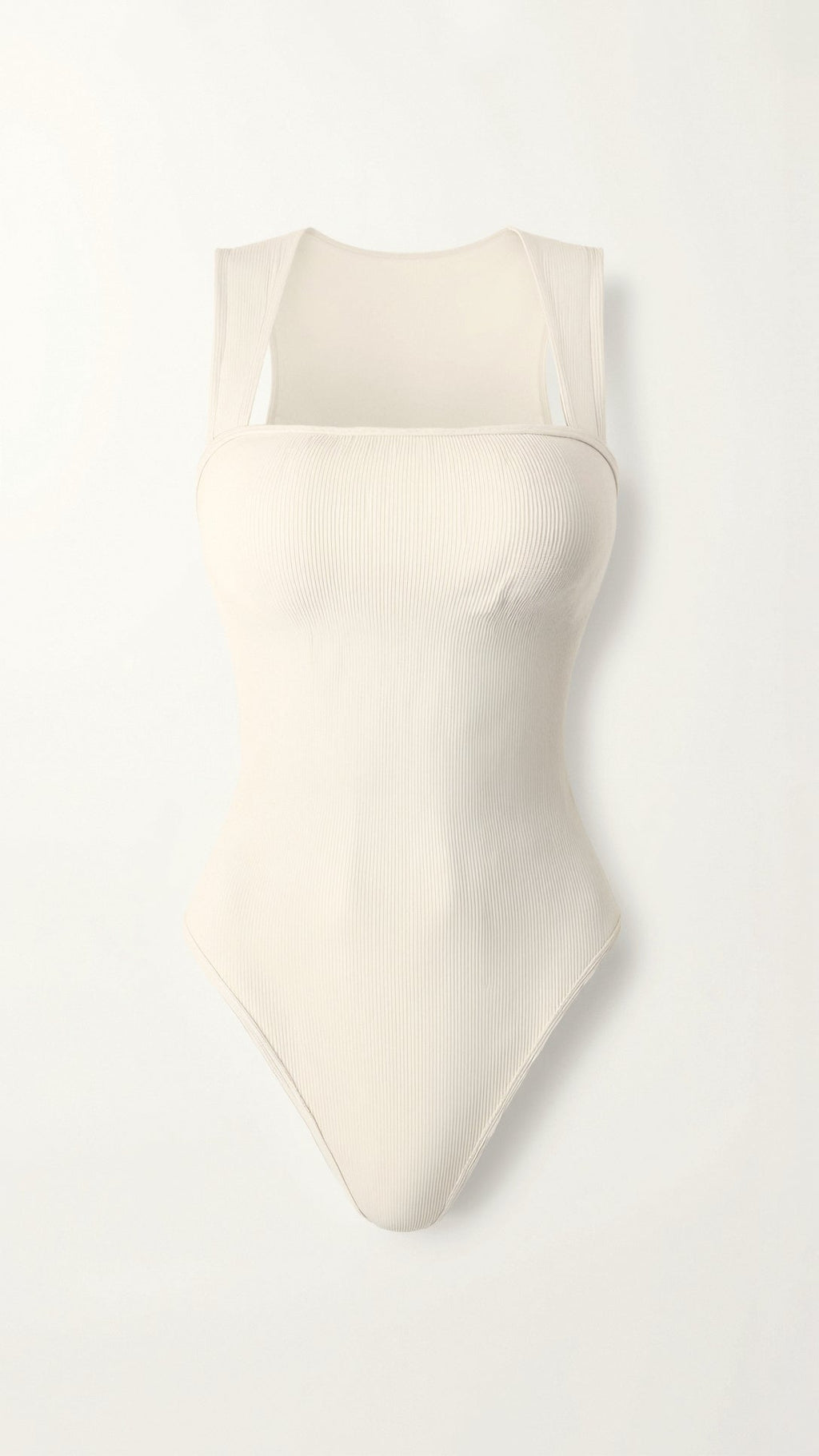 Body de Canalé con Escote Cuadrado