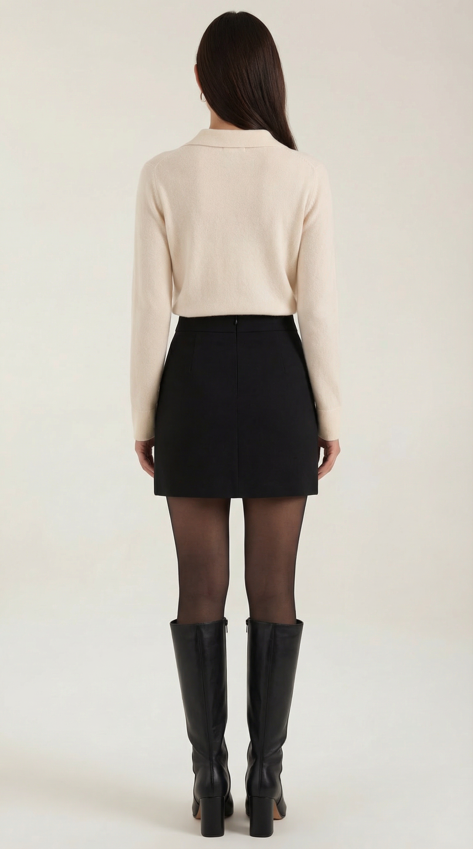 Top Gladys de Punto con Cuello Polo