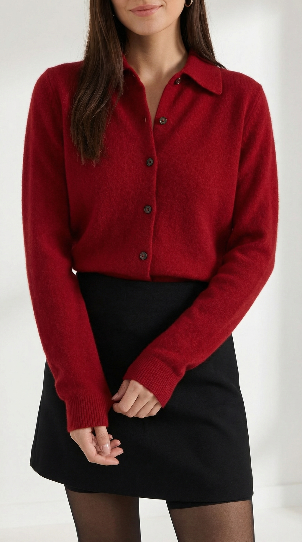 Top Gladys de Punto con Cuello Polo