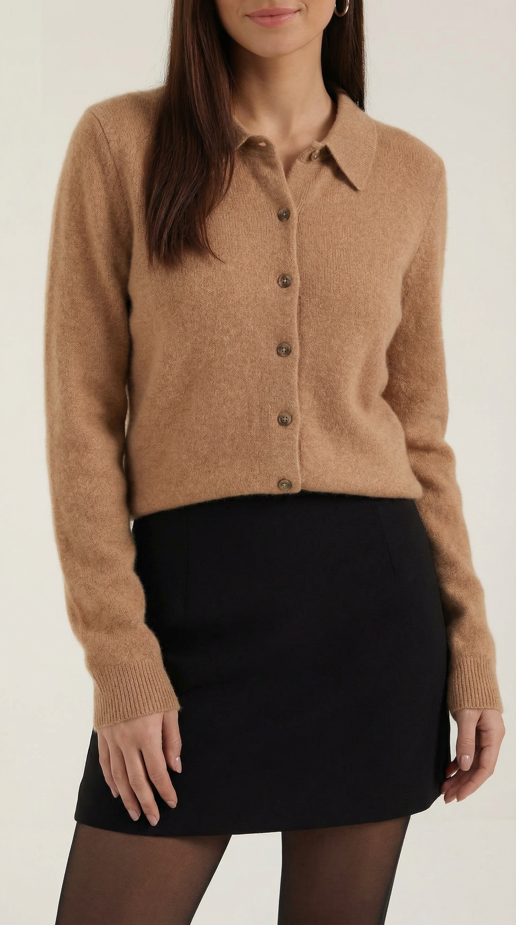 Top Gladys de Punto con Cuello Polo