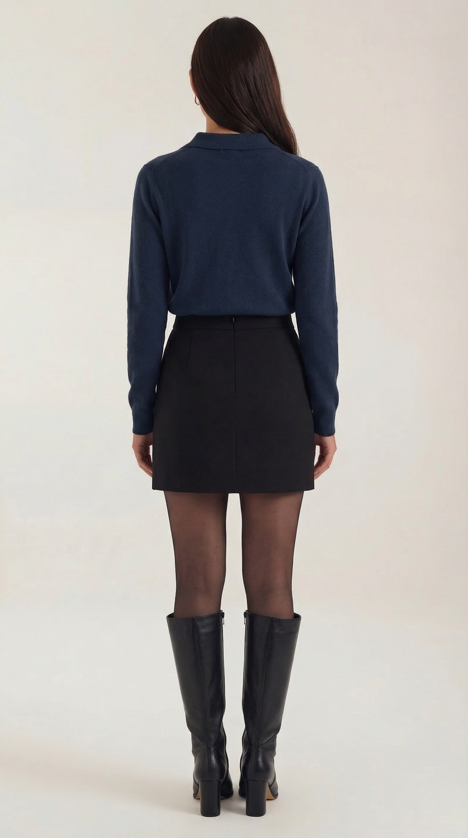 Top Gladys de Punto con Cuello Polo