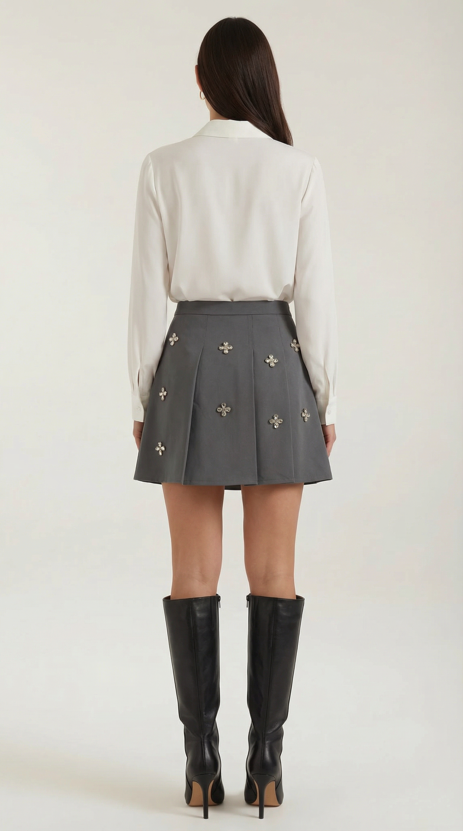 Minifalda Gloria con Pliegues