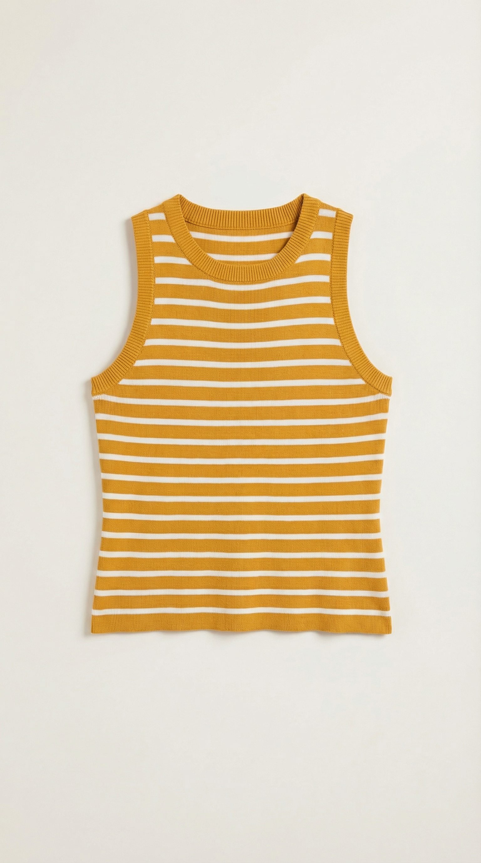 Crop Top Heloise de Punto a Rayas