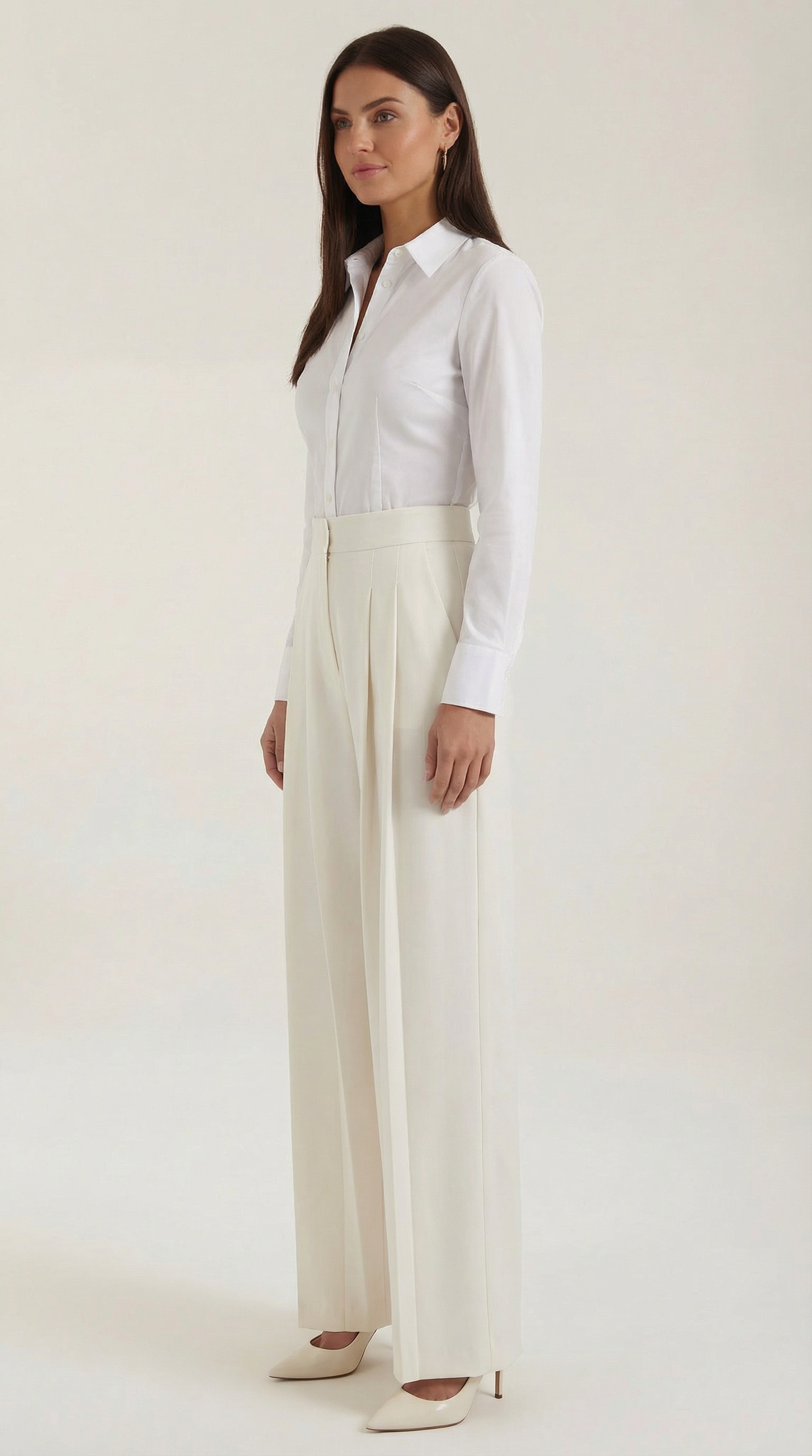 Pantalón Iris Plisado de Tiro Alto
