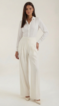 Pantalón Iris Plisado de Tiro Alto