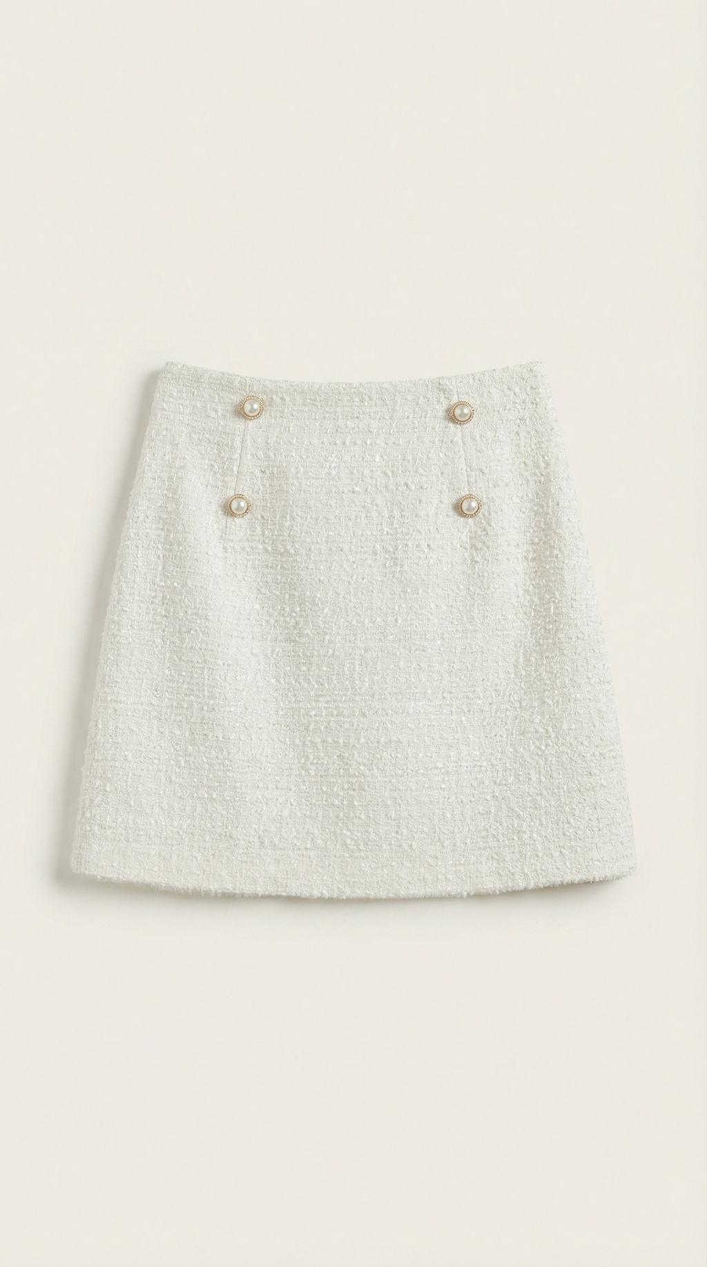 Minifalda Isla de Tweed Texturizado