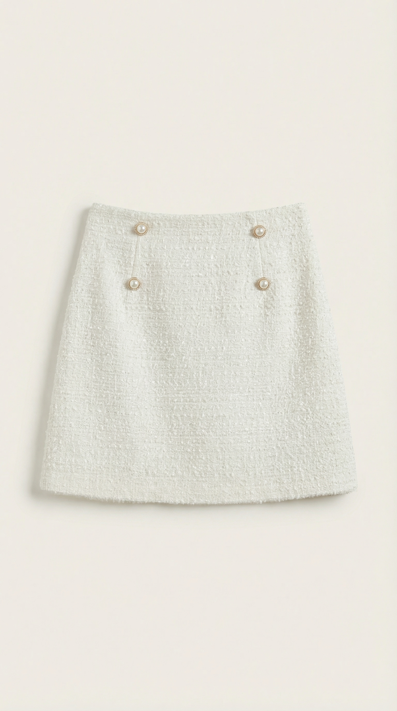 Minifalda Isla de Tweed Texturizado