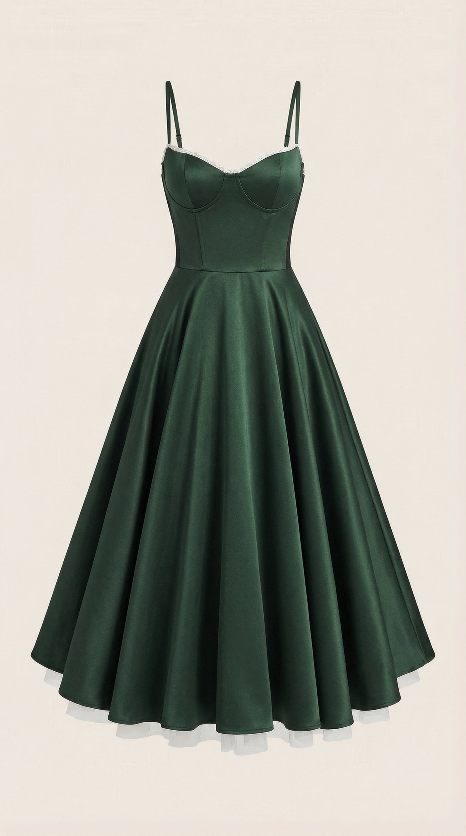 Vestido Midi Isolde de Tul