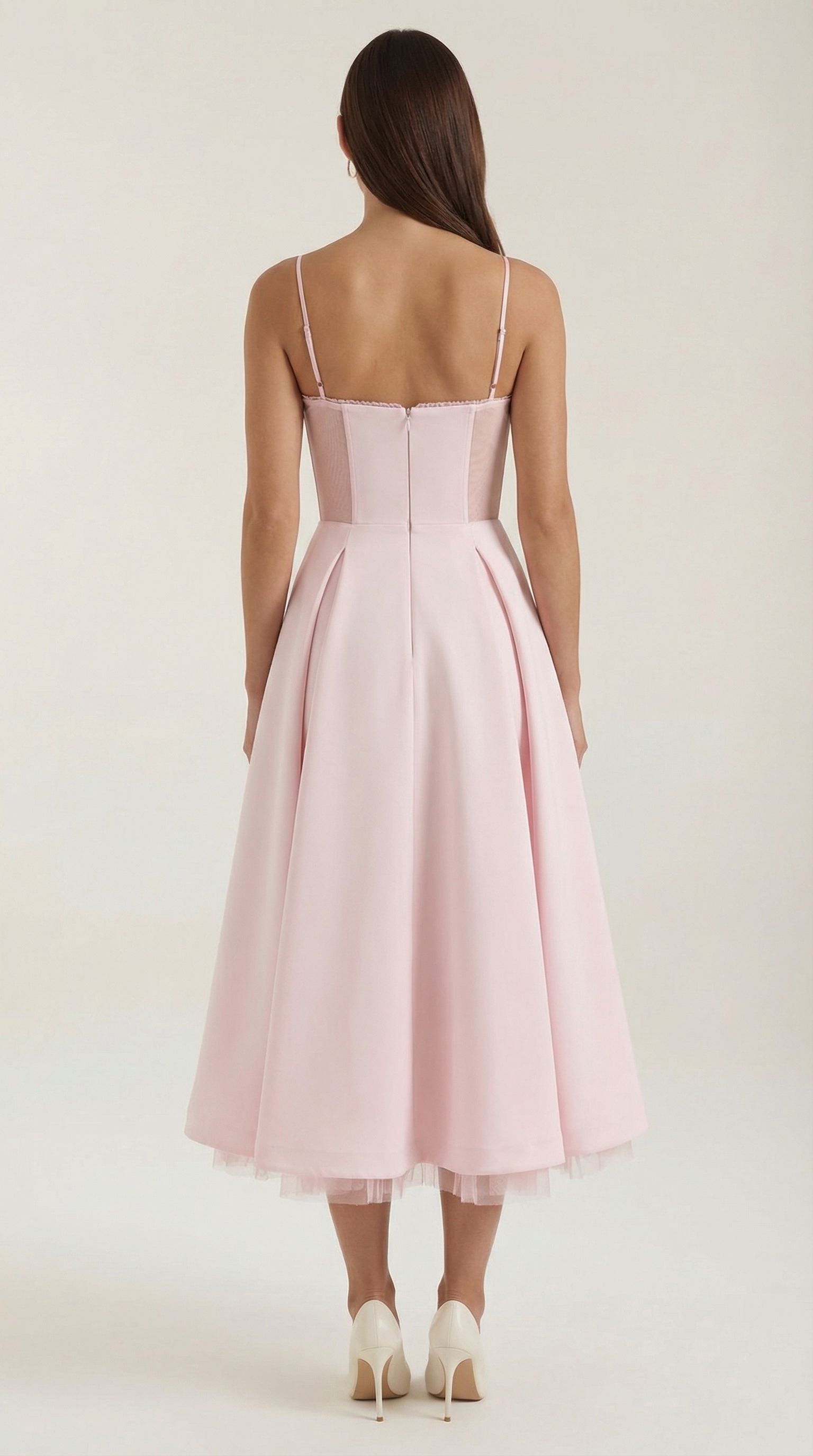 Vestido Midi Isolde de Tul