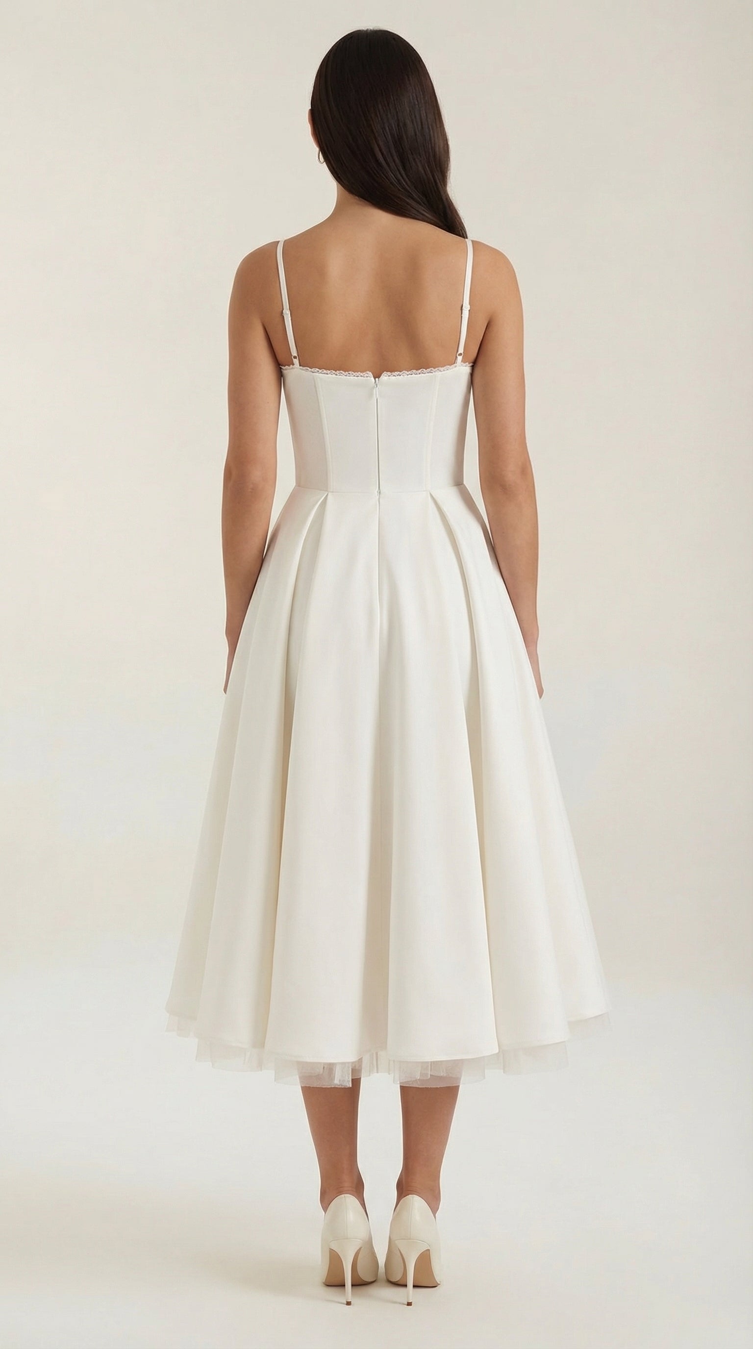 Vestido Midi Isolde de Tul