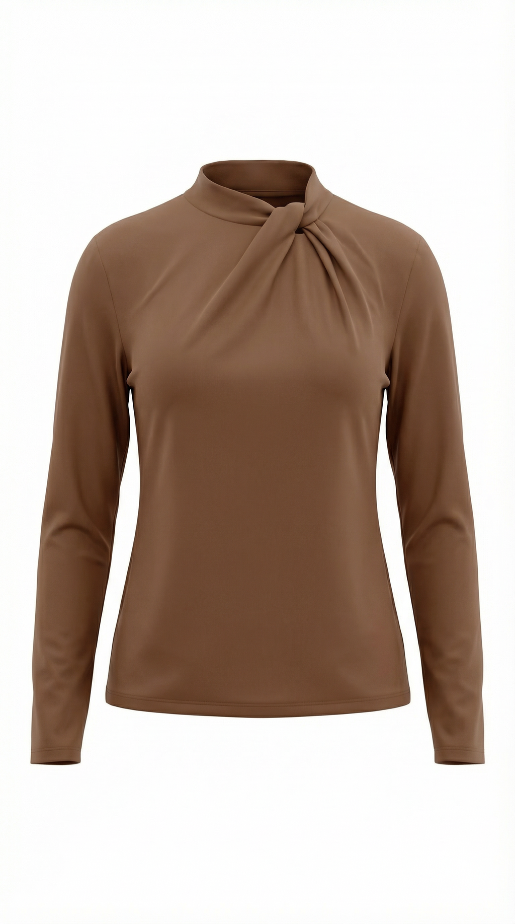 Blusa Jamie con Cuello Alto Anudado