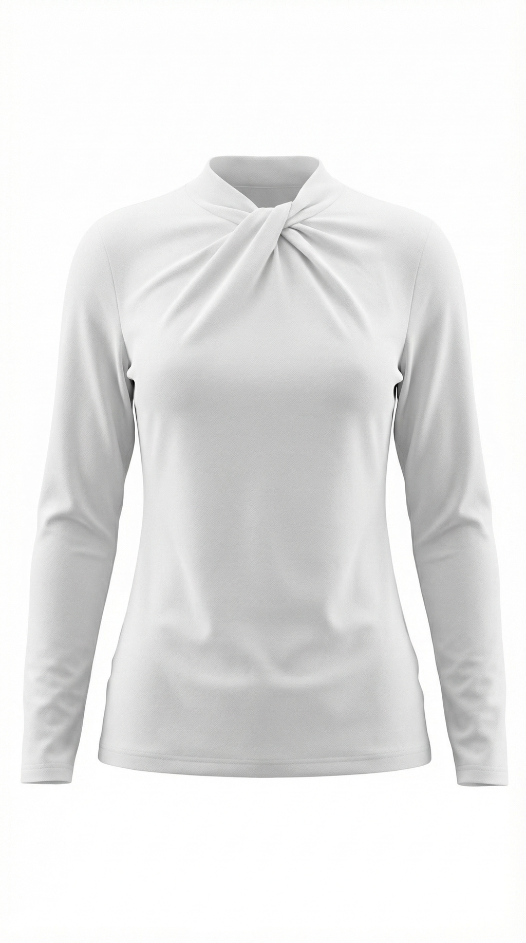 Blusa Jamie con Cuello Alto Anudado