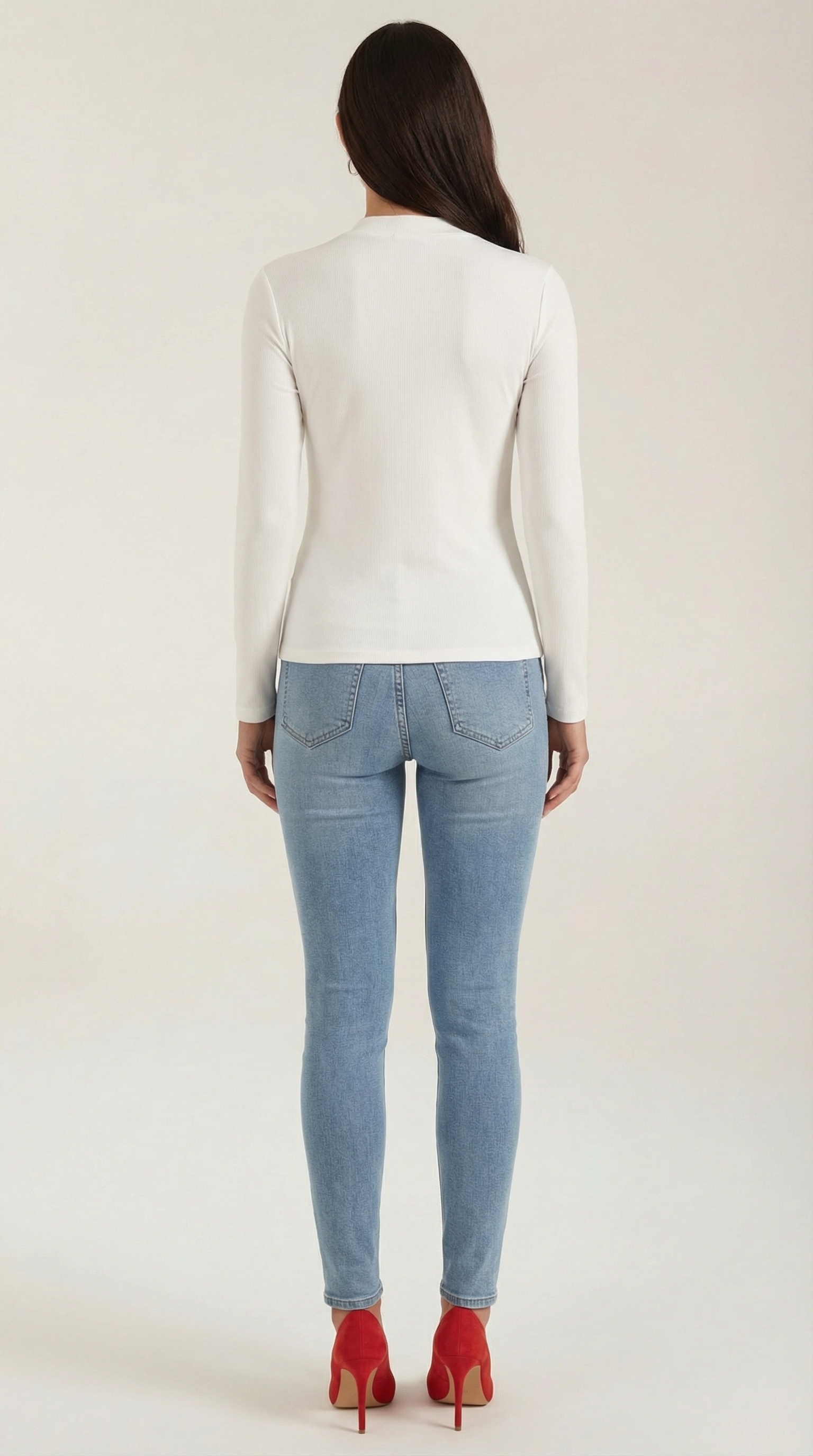 Blusa Jamie con Cuello Alto Anudado