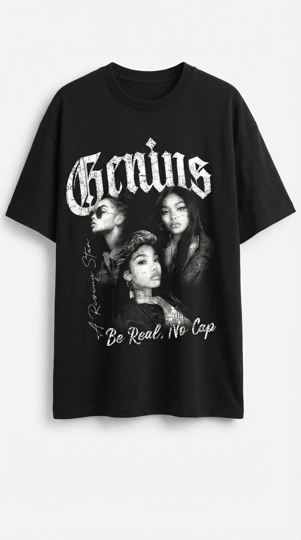 Camiseta Oversize Jessamine con Gráfico