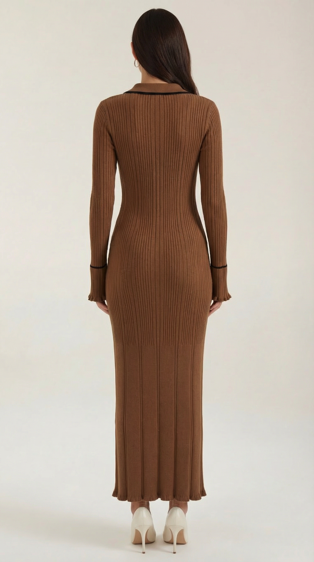 Vestido Maxi Josephine de Punto Ajustado